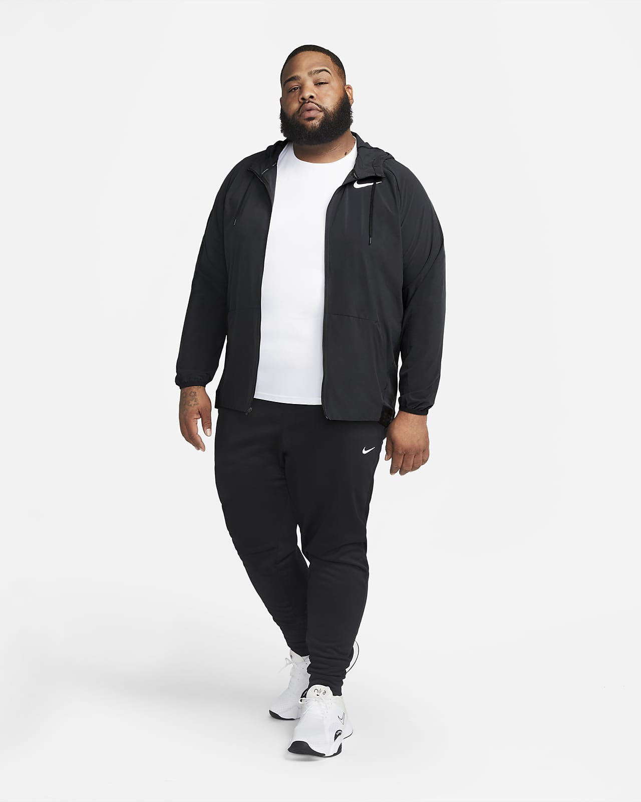 Nike Pro Dri-FIT Flex Vent Max Men's Full-Zip Hooded Training Jacket