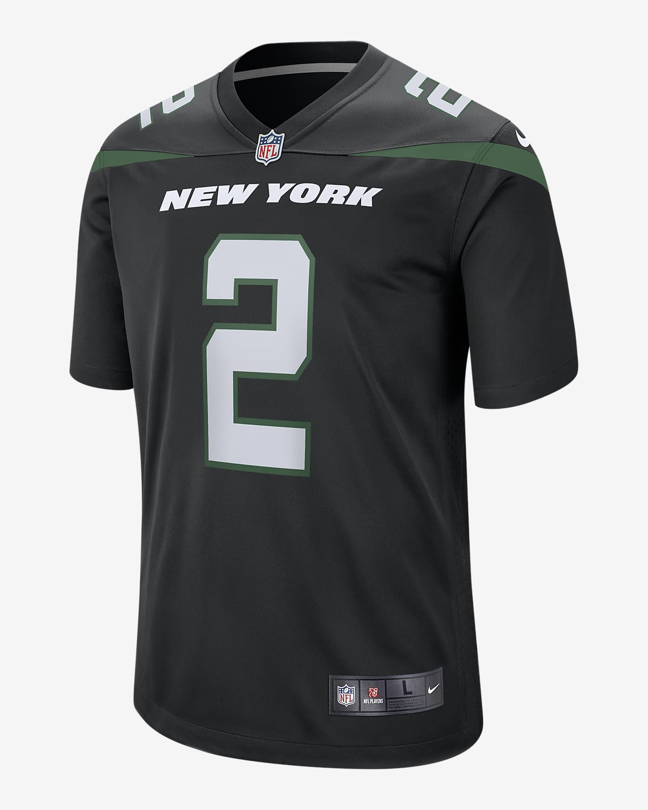 Ongeschikt fiets Naar behoren NFL New York Jets (Zach Wilson) Men's Game Football Jersey. Nike.com