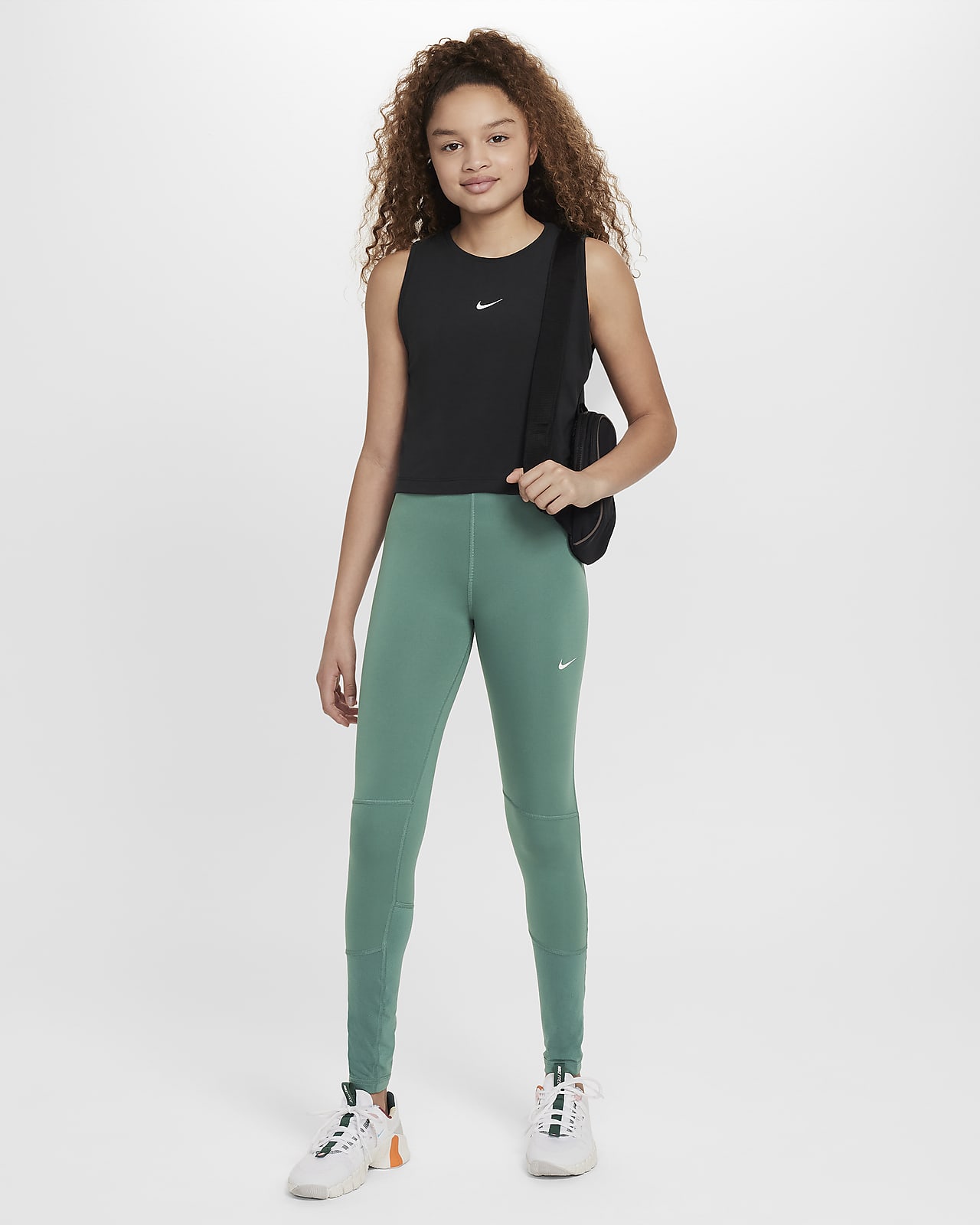【ナイキ公式】プロ ガールズ Dri-FIT トレーニングタンクトップ ブラック ウィメンズ S Nike Pro Girls' Dri-FIT Training TANK TOP