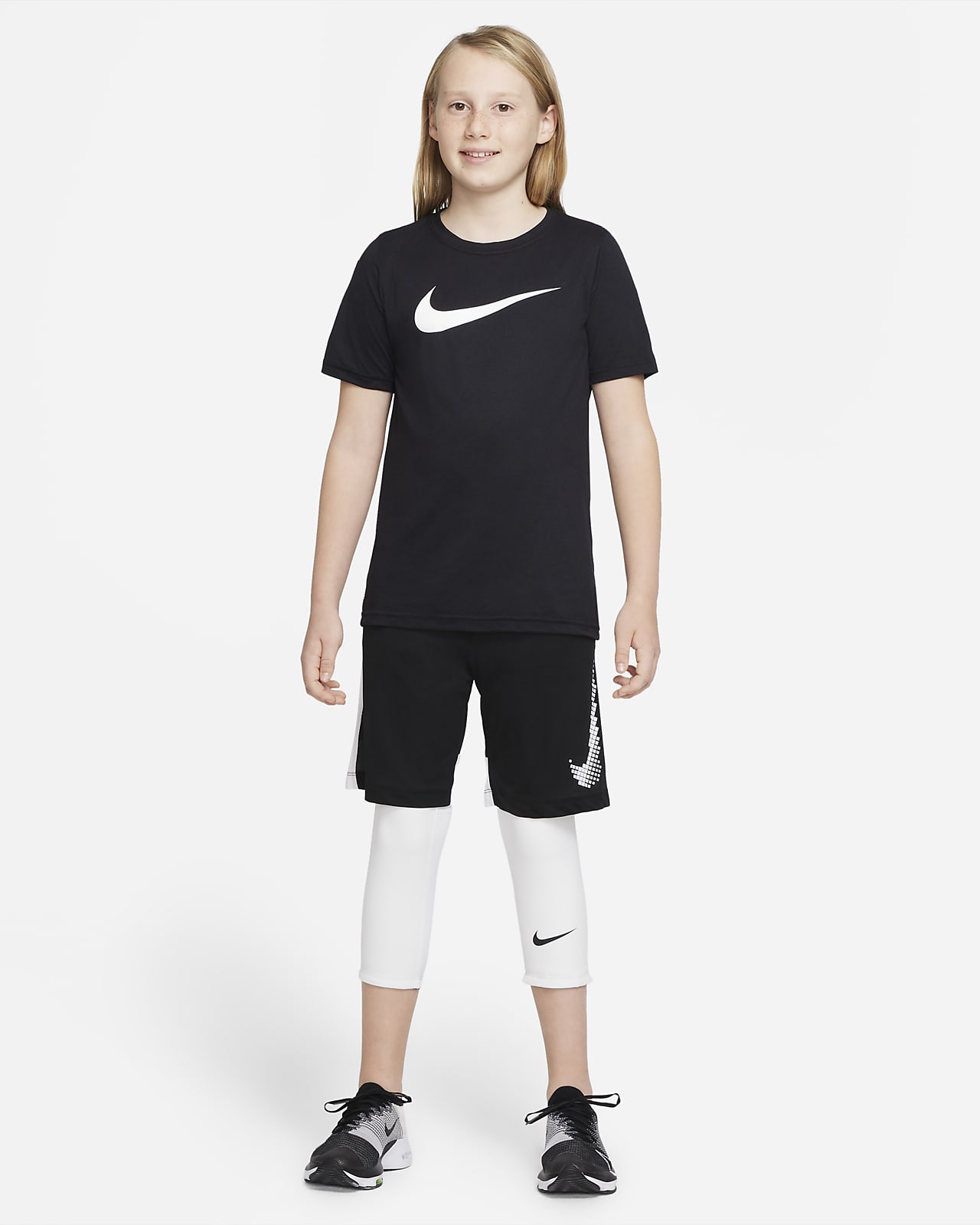 fængelsflugt Fearless Følelse Nike Pro Dri-FIT Big Kids' (Boys') 3/4-Length Tights. Nike.com