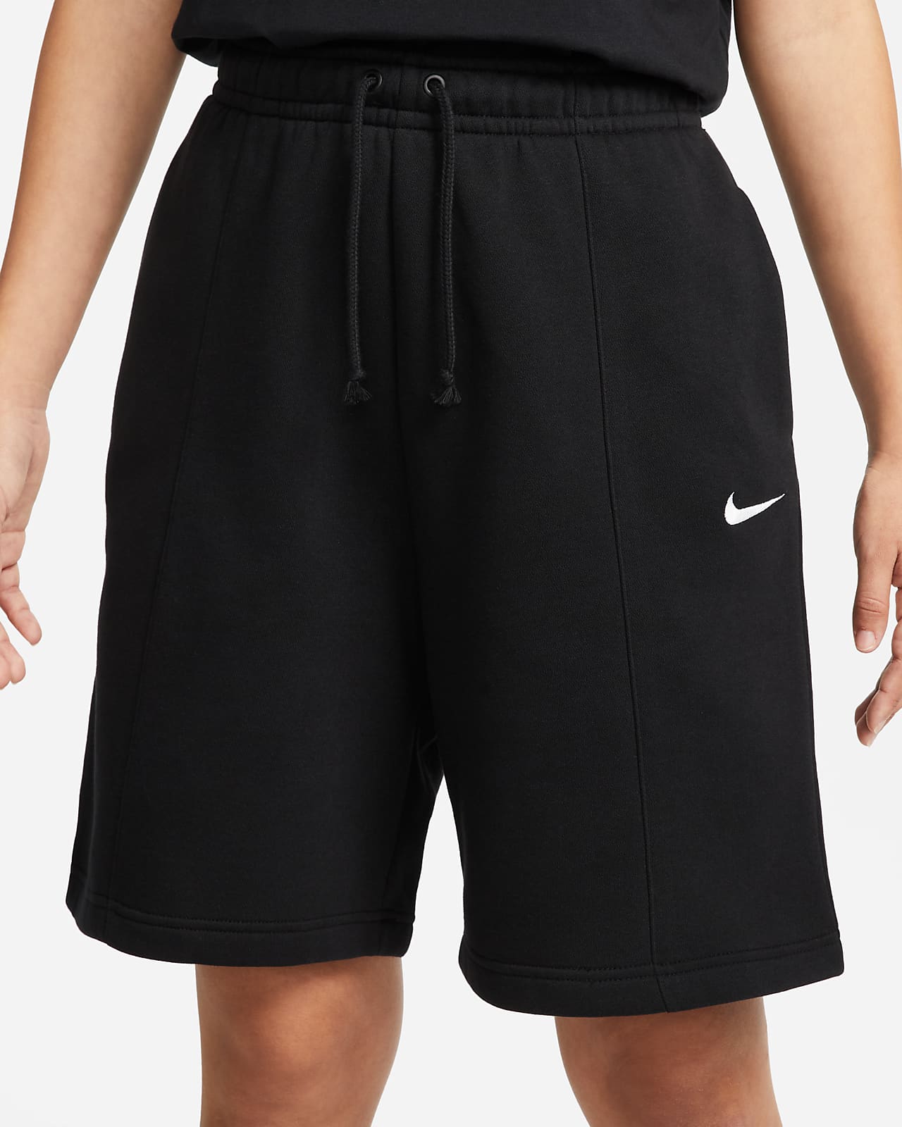 Nike Sportswear Essential Women's Fleece High-Rise Shorts. Nike SA