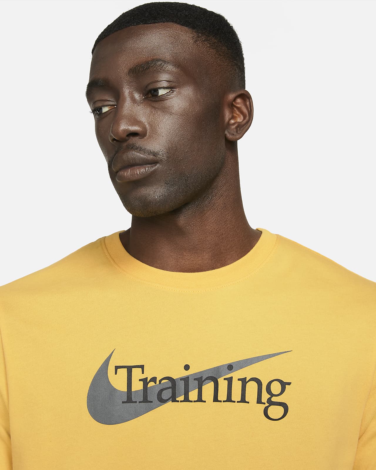 yellow dri fit nike shirt