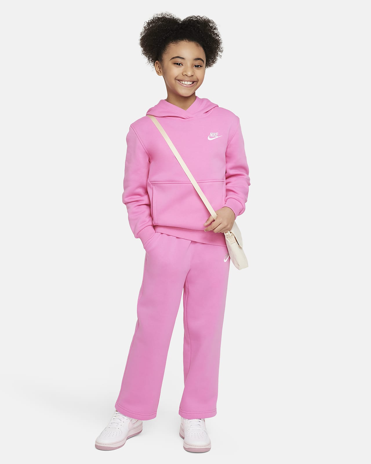 Nike Sportswear Tech Fleece Big Kids' (Girls') Pants in Pink - ShopStyle