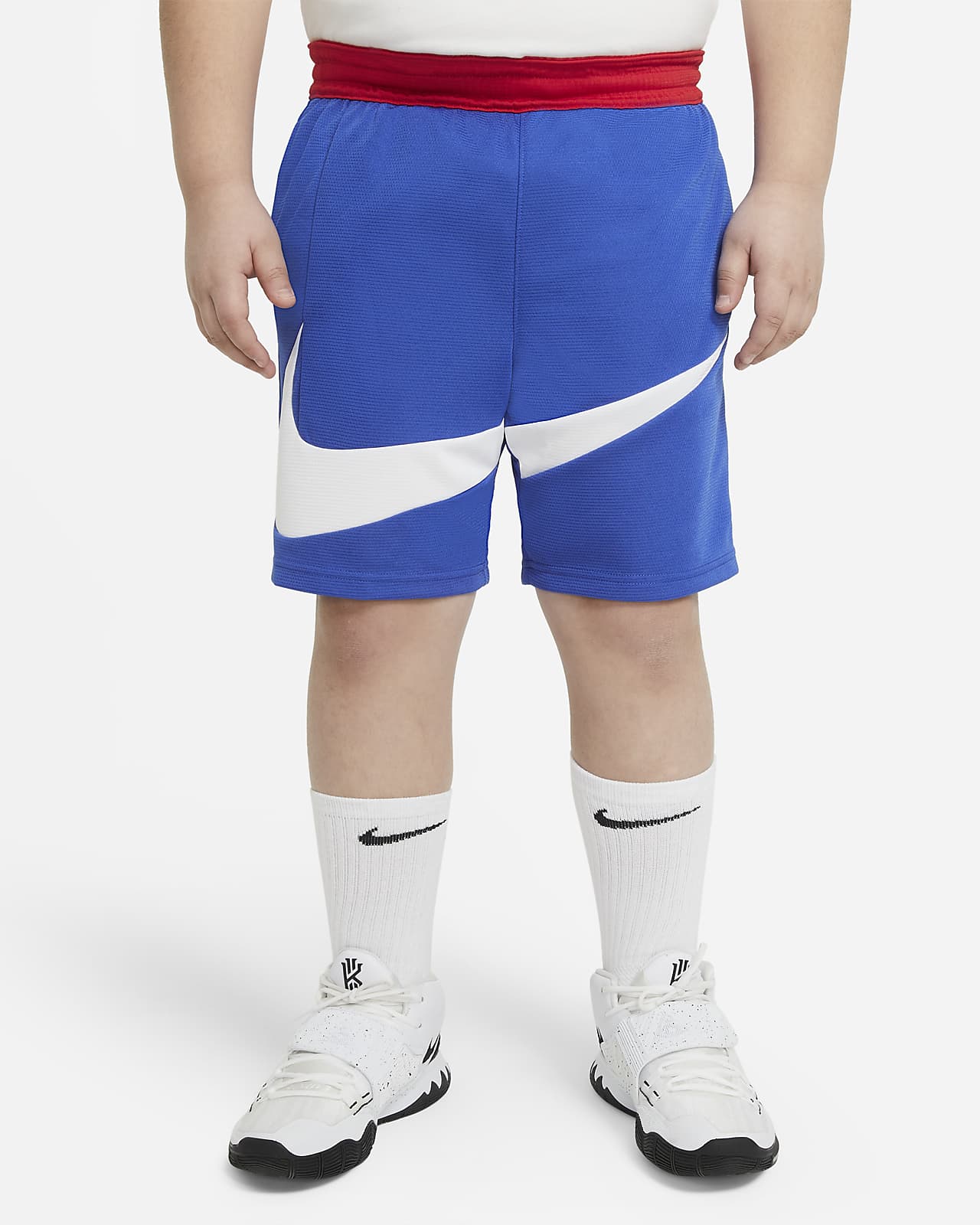 blue and white nike elite shorts
