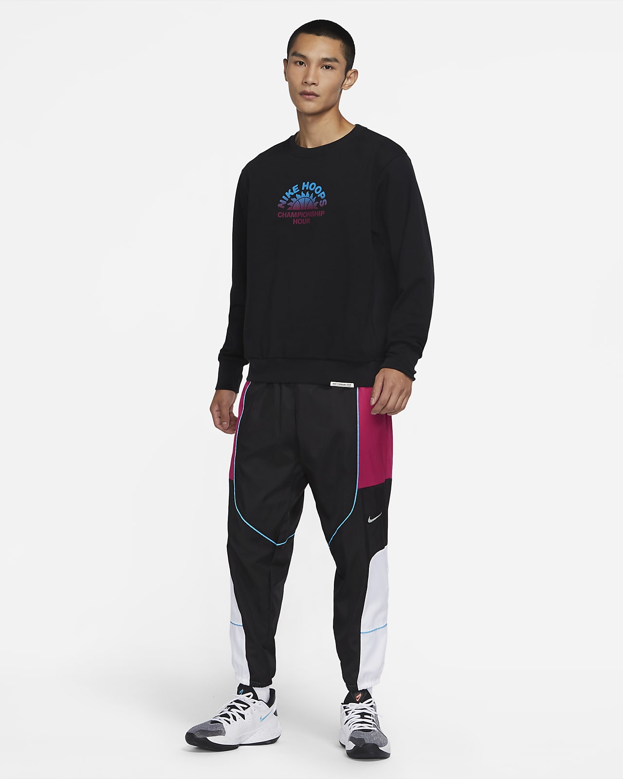 Nike Standard Issue Men's Basketball Crew Sweatshirt. Nike ID