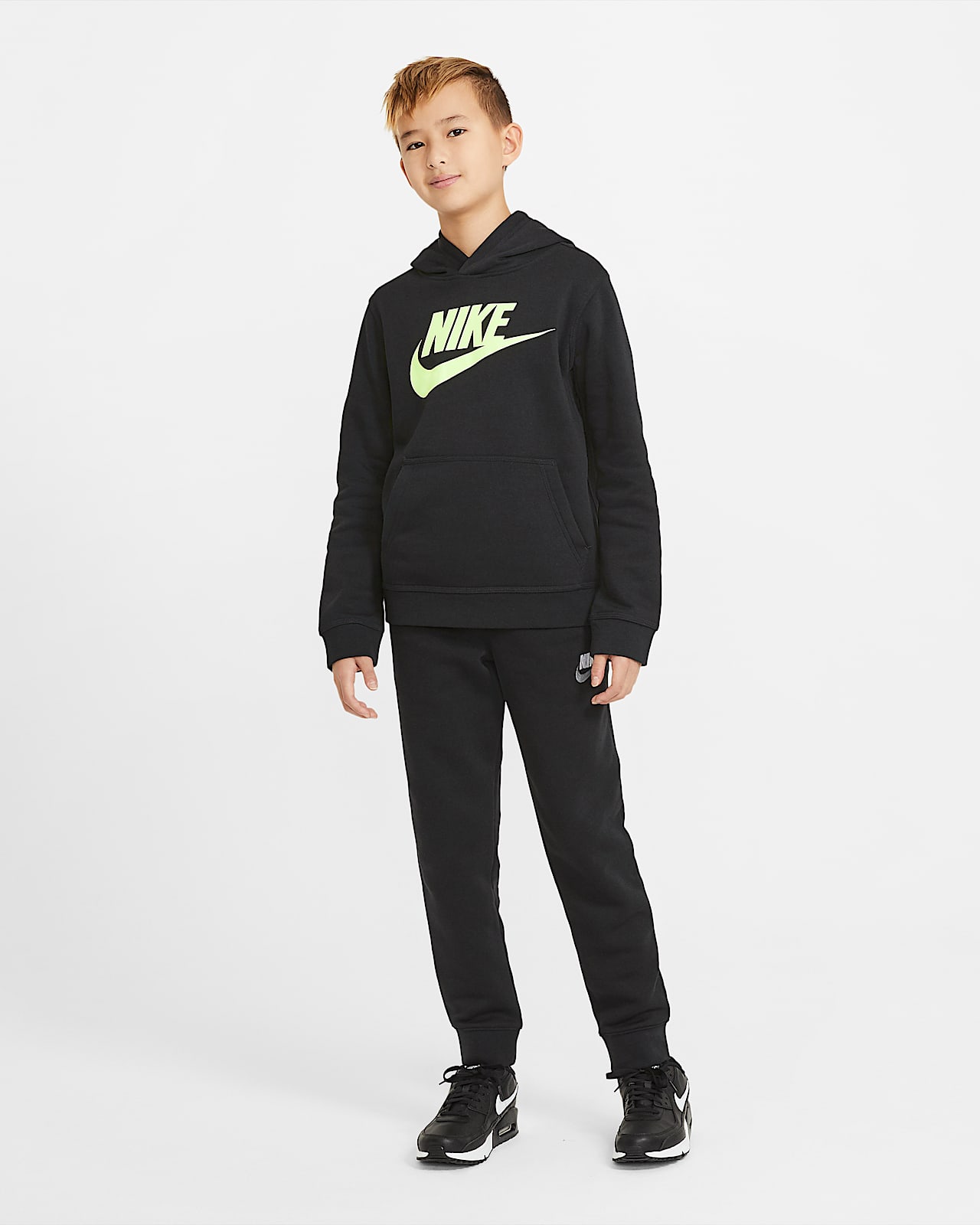 Nike公式 ナイキ スポーツウェア クラブ フリース ジュニア プルオーバー パーカー オンラインストア 通販サイト