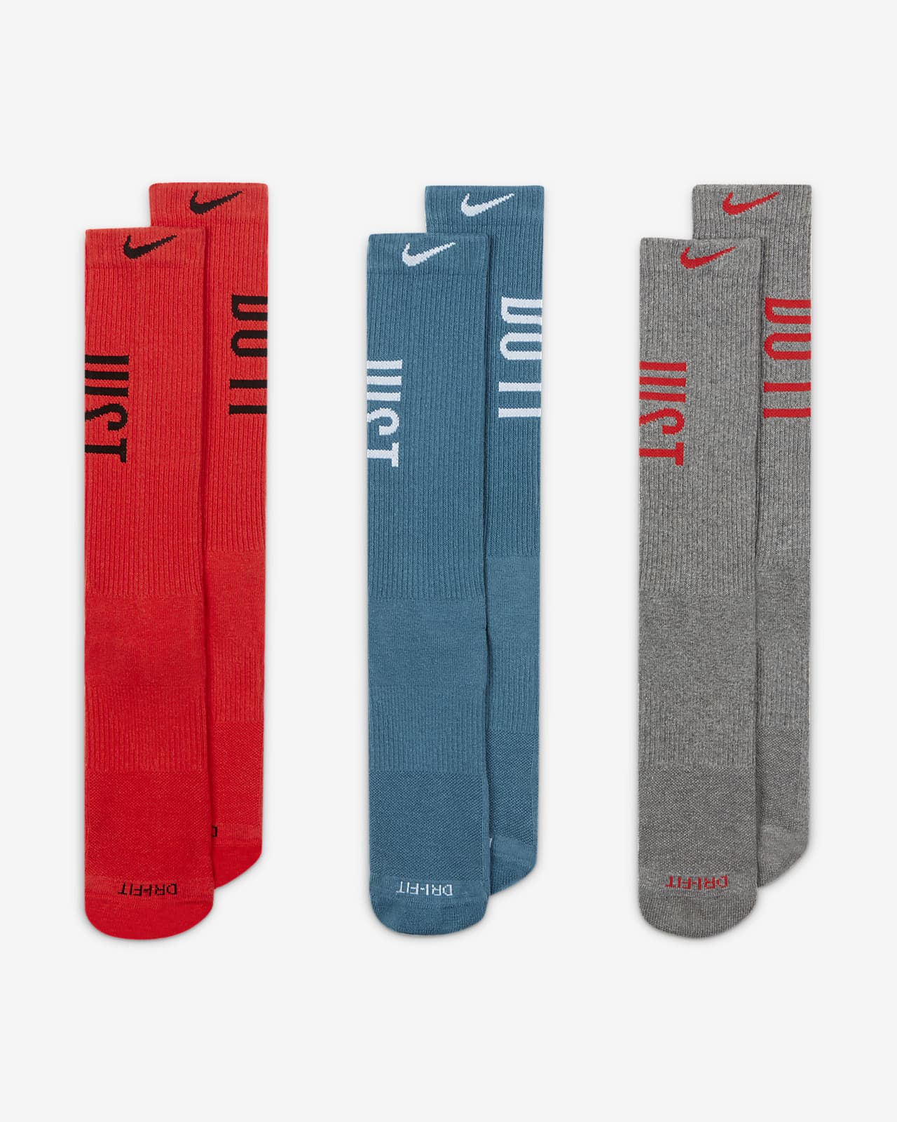 Nike Everyday Plus Cushioned Training Crew Socks (3 Pairs)