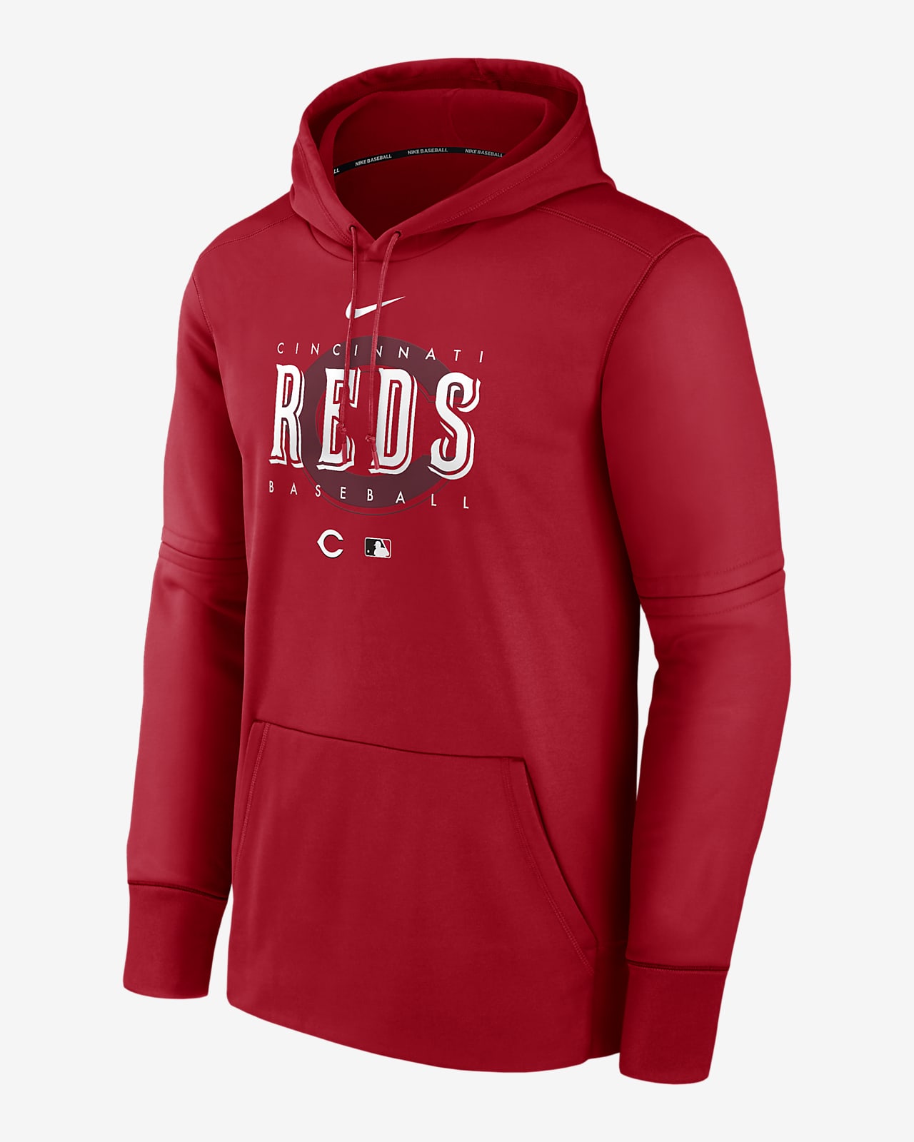 Nike Therma Pregame (MLB Cincinnati Reds) Men's Pullover Hoodie. Nike.com