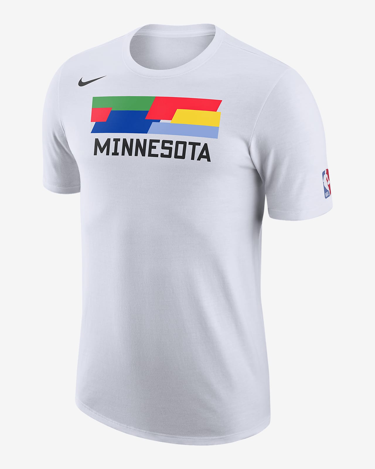 Playera con logotipo Nike de NBA hombre Minnesota Timberwolves City Edition.