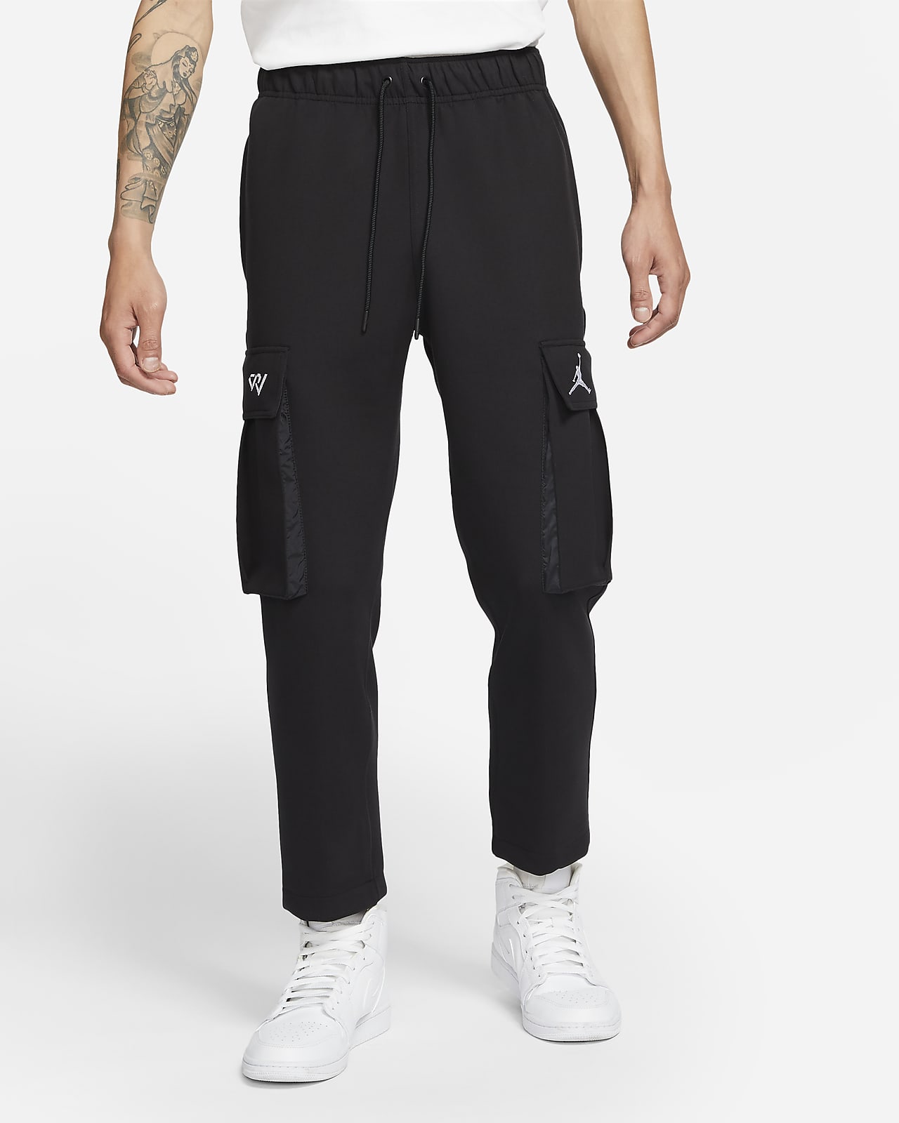 nike fleece cargo sweatpants