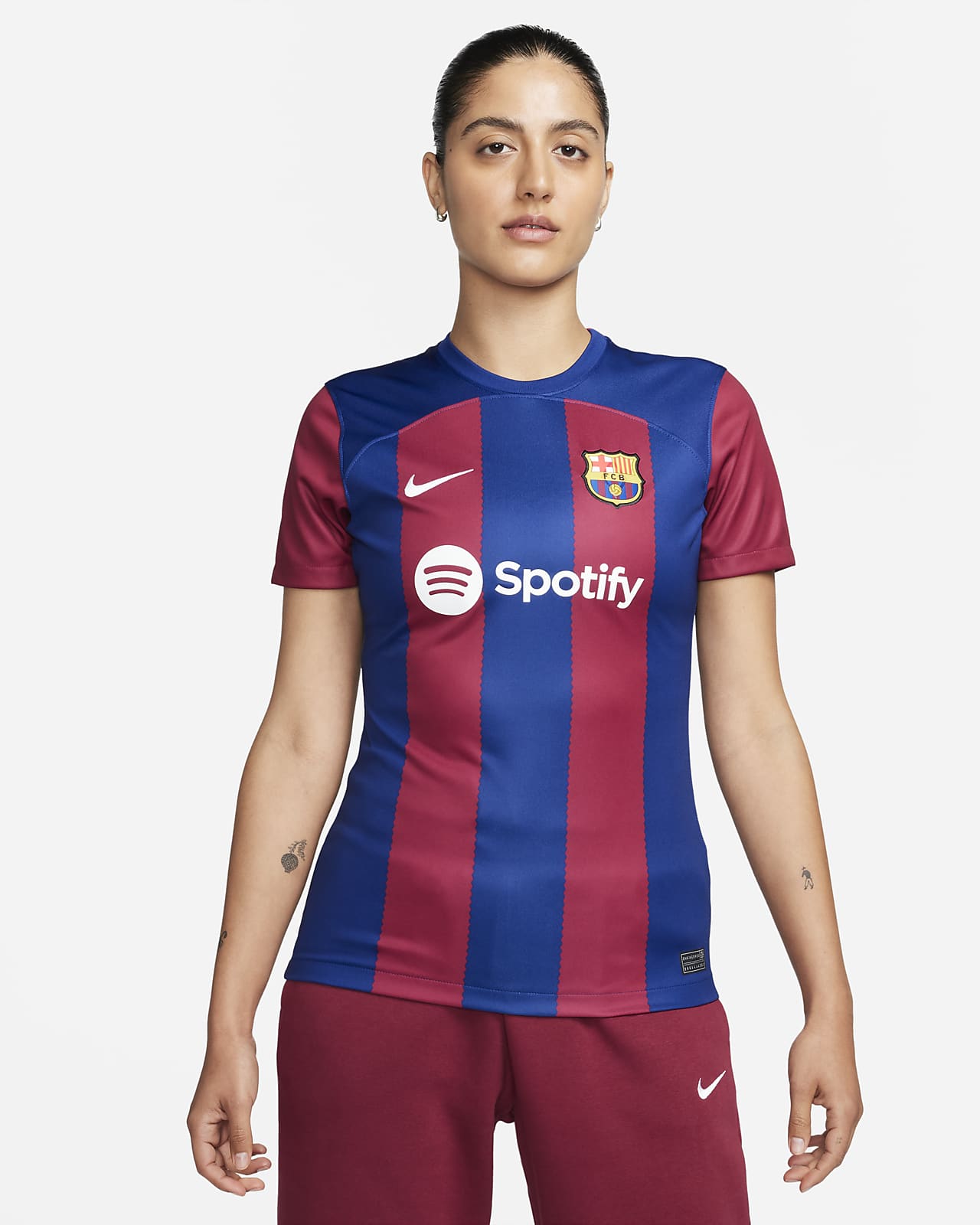 FC Barcelona 2023/24 Stadium Home-Nike Dri-FIT-fodboldtrøje til kvinder