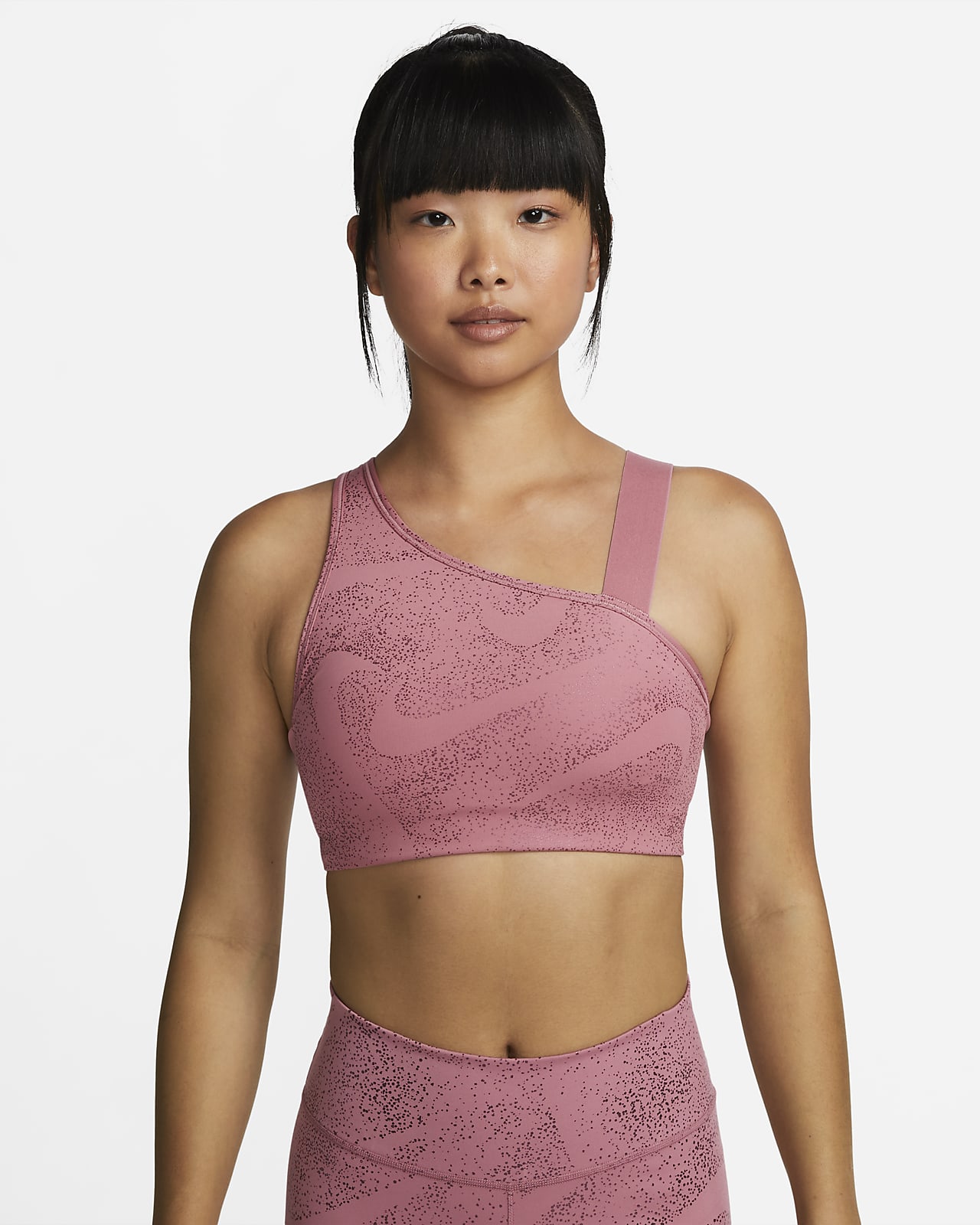 Nike Swoosh Women's MediumSupport Padded Asymmetrical Sports Bra. Nike ID
