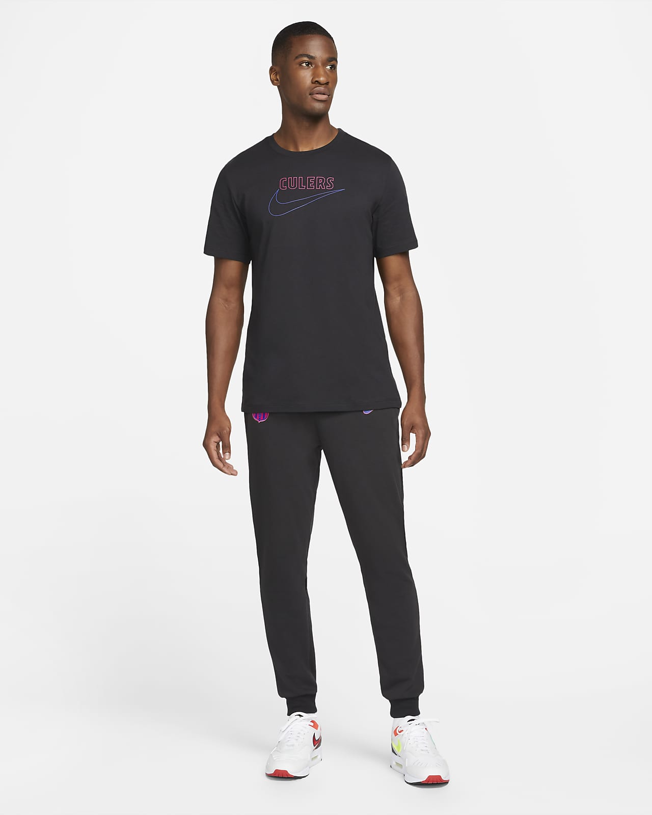 Playera de fútbol del FC Barcelona para hombre. Nike MX