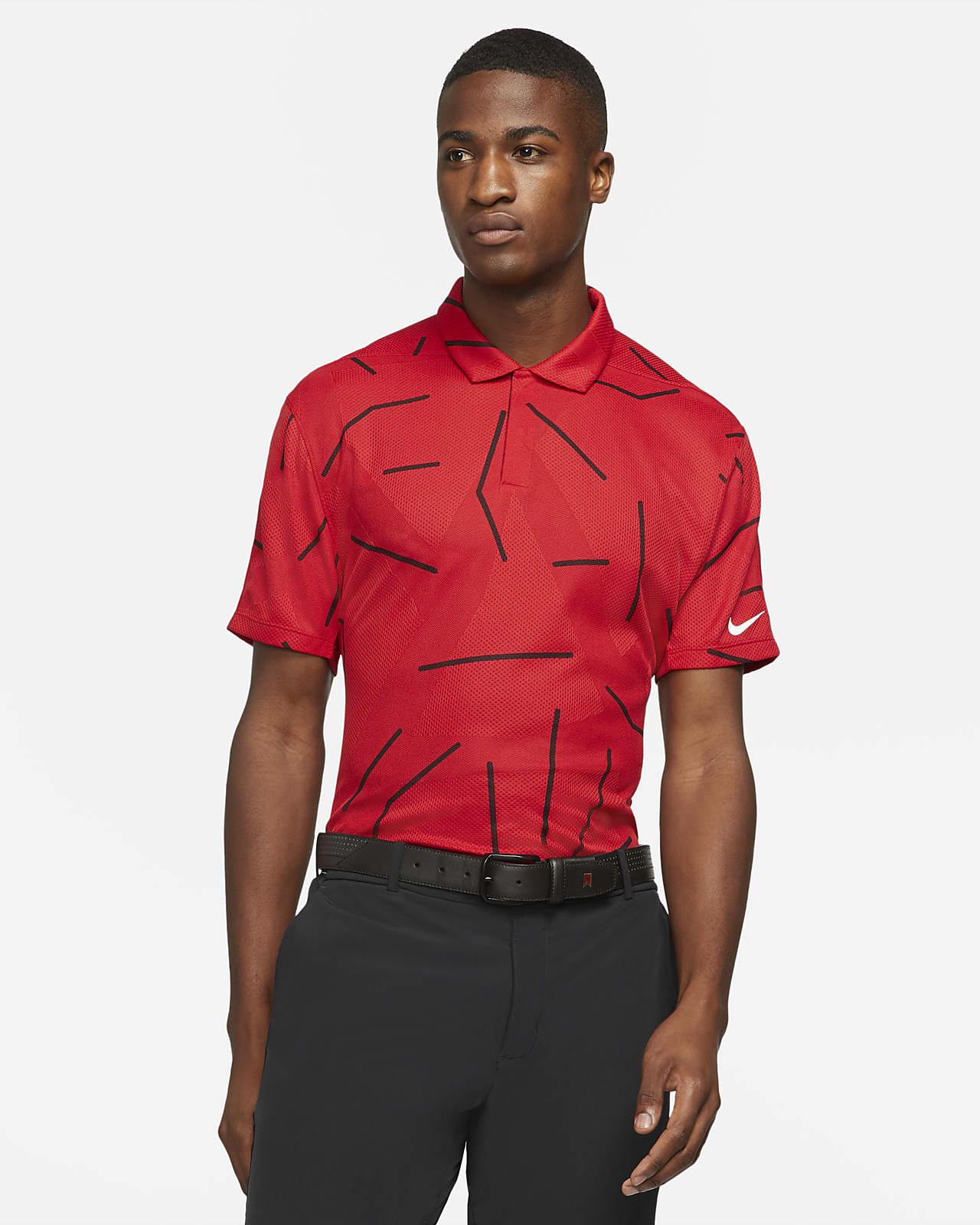 red tiger woods golf shirt