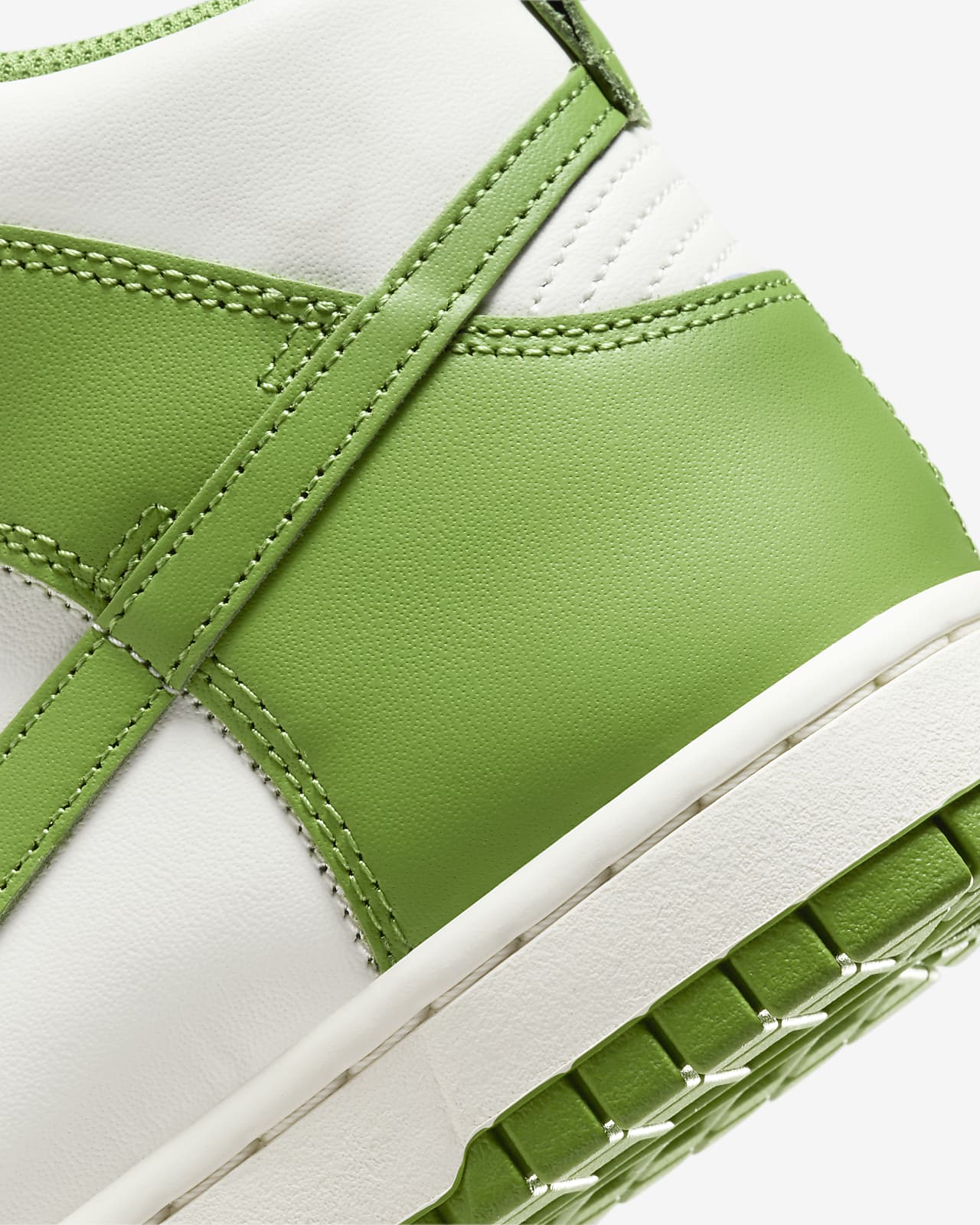 Green and white hot sale nike high tops