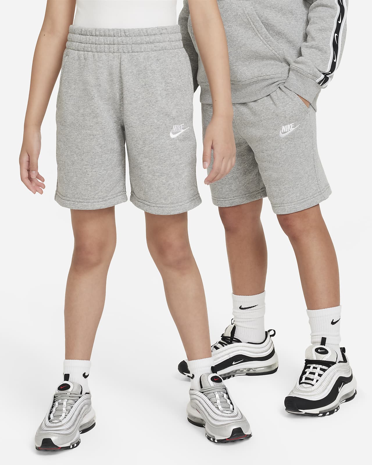 Nike Sportswear Club Fleece shorts van sweatstof voor kids