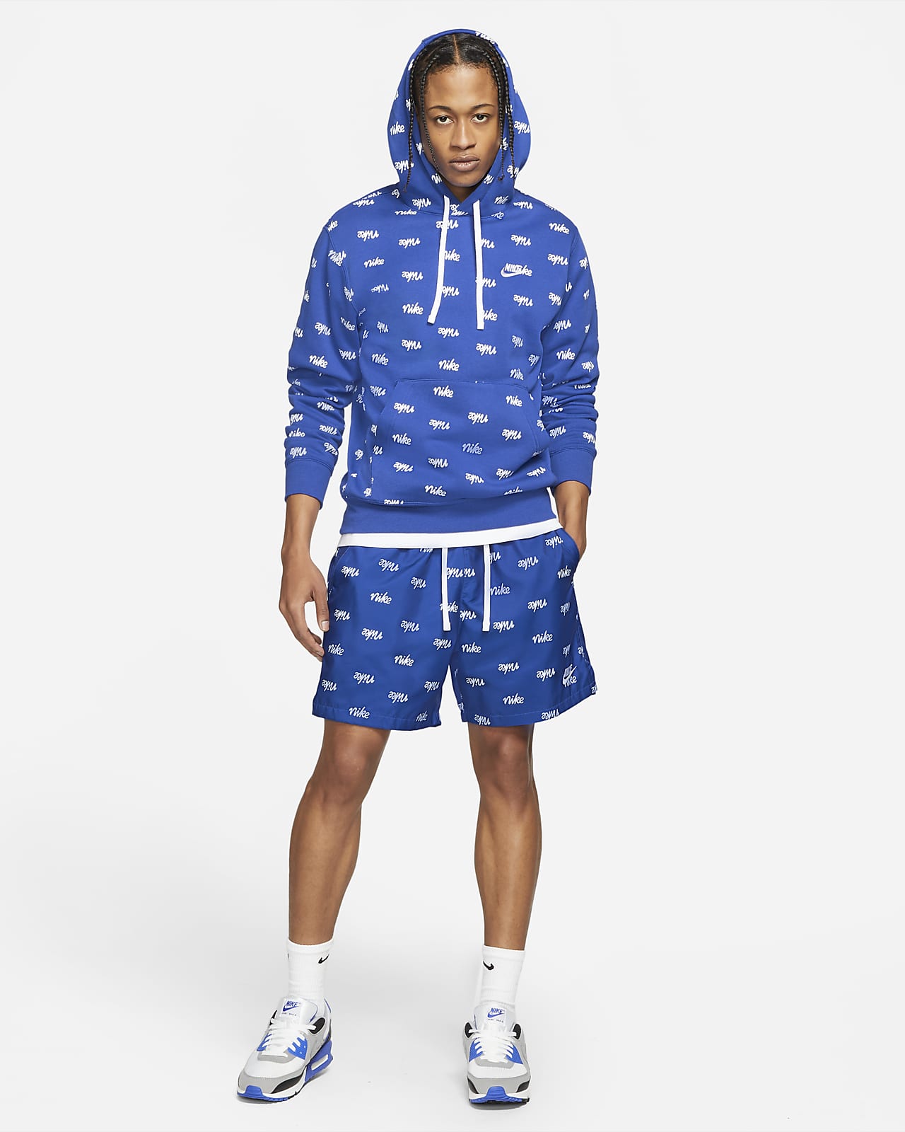 nike club woven flow shorts