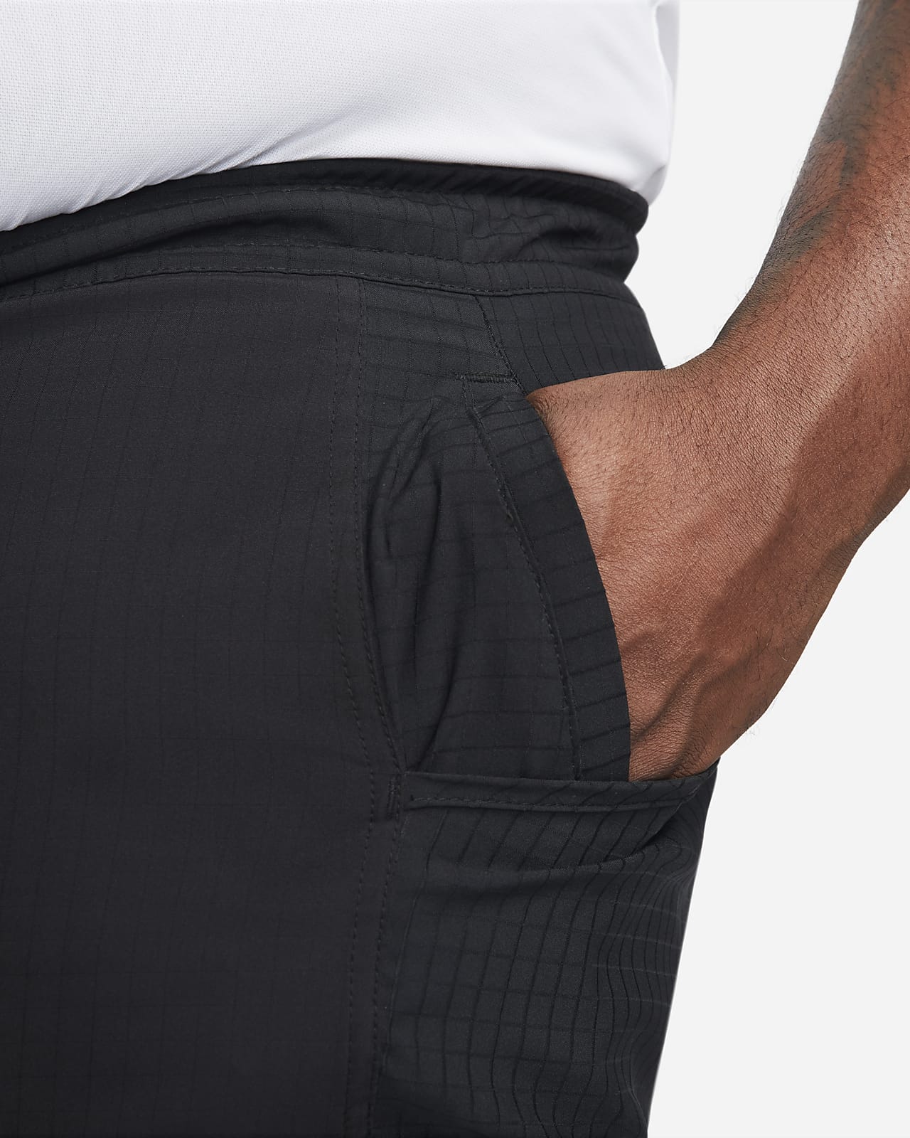 Nike Yoga Infinalon Dri-Fit 3/4 Legging Men Size XL Active Performance Pant  Gray