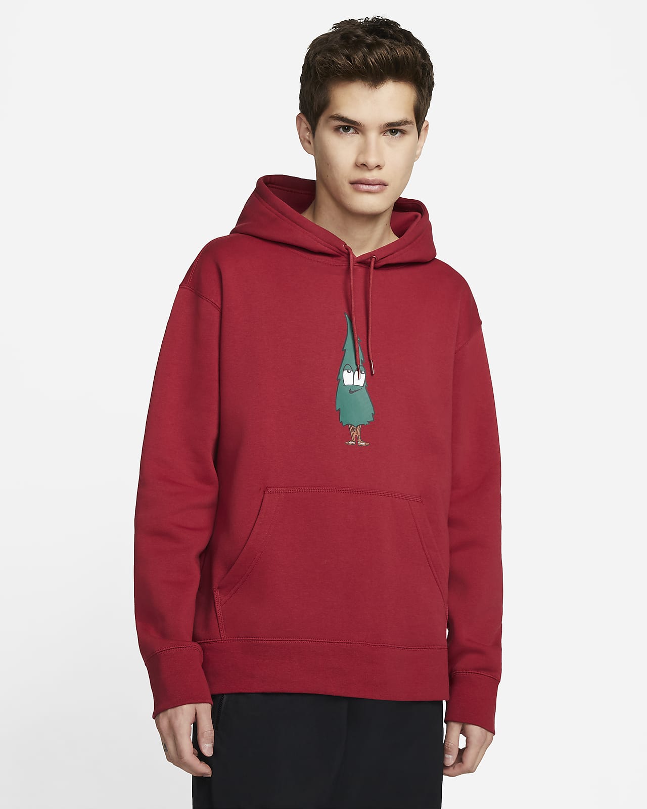 nike sb sweater red