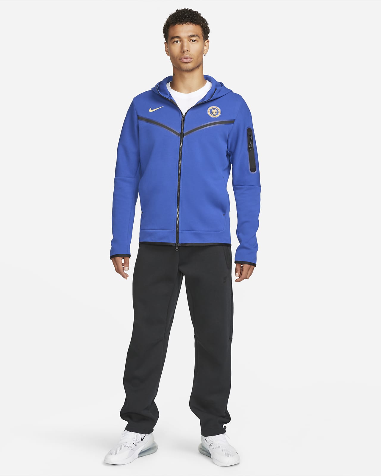 Nike Sportswear Tech Fleece Windrunner Men's Full-Zip Hoodie. Nike CH