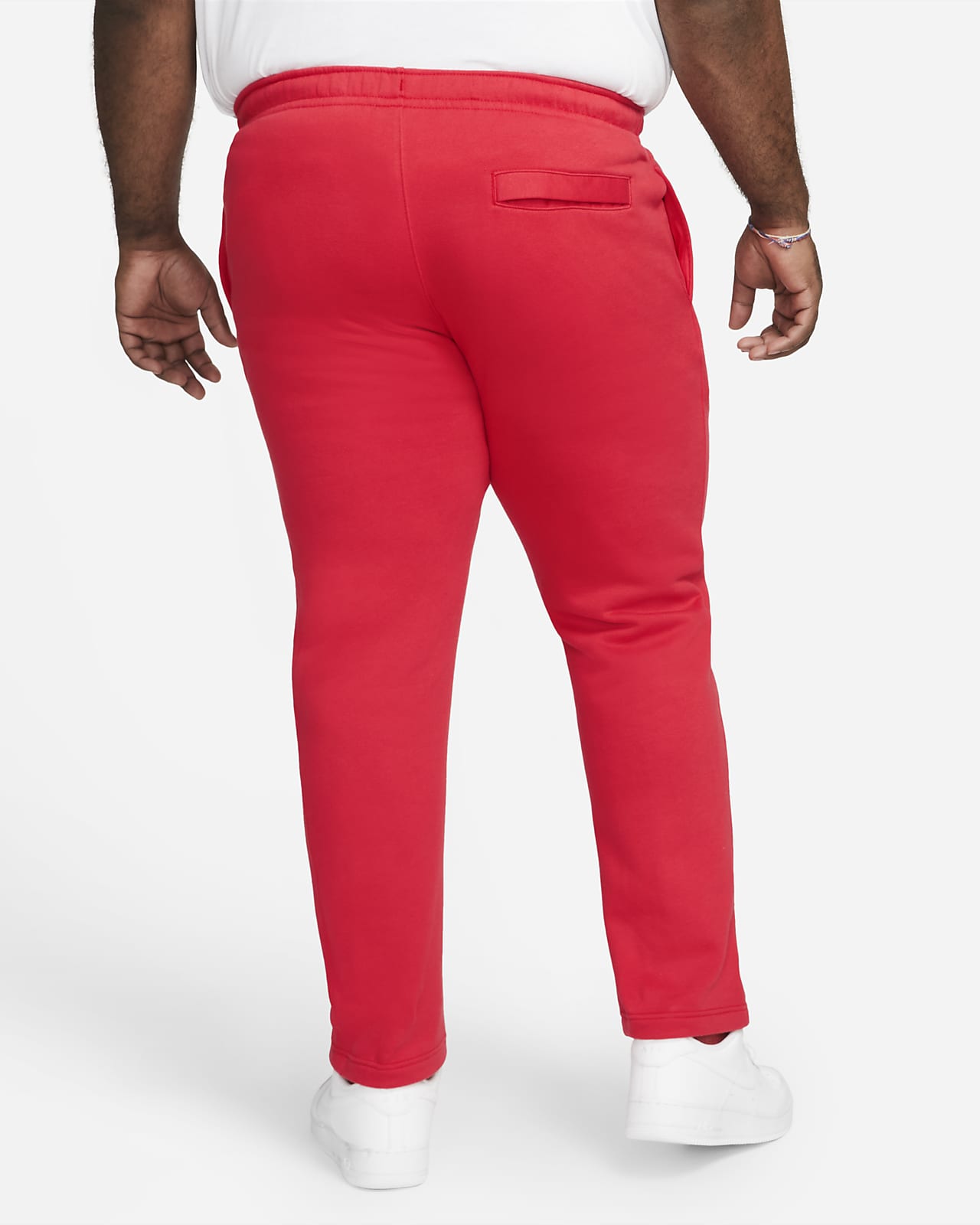 Red Nike Girls Fundamentals Fleece Jogging Bottoms - Get The Label