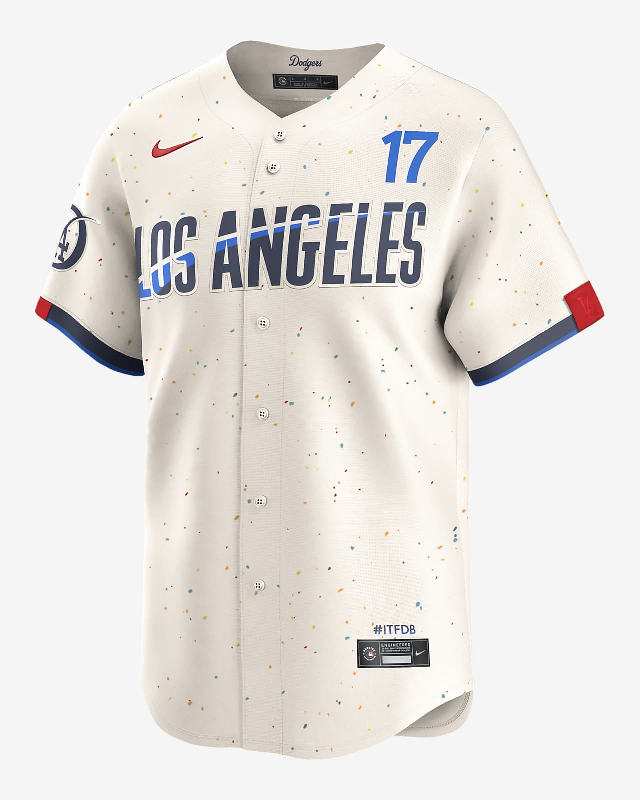 Jersey Nike Dri-FIT ADV de la MLB Limited para hombre Shohei Ohtani Los Angeles Dodgers City Connect