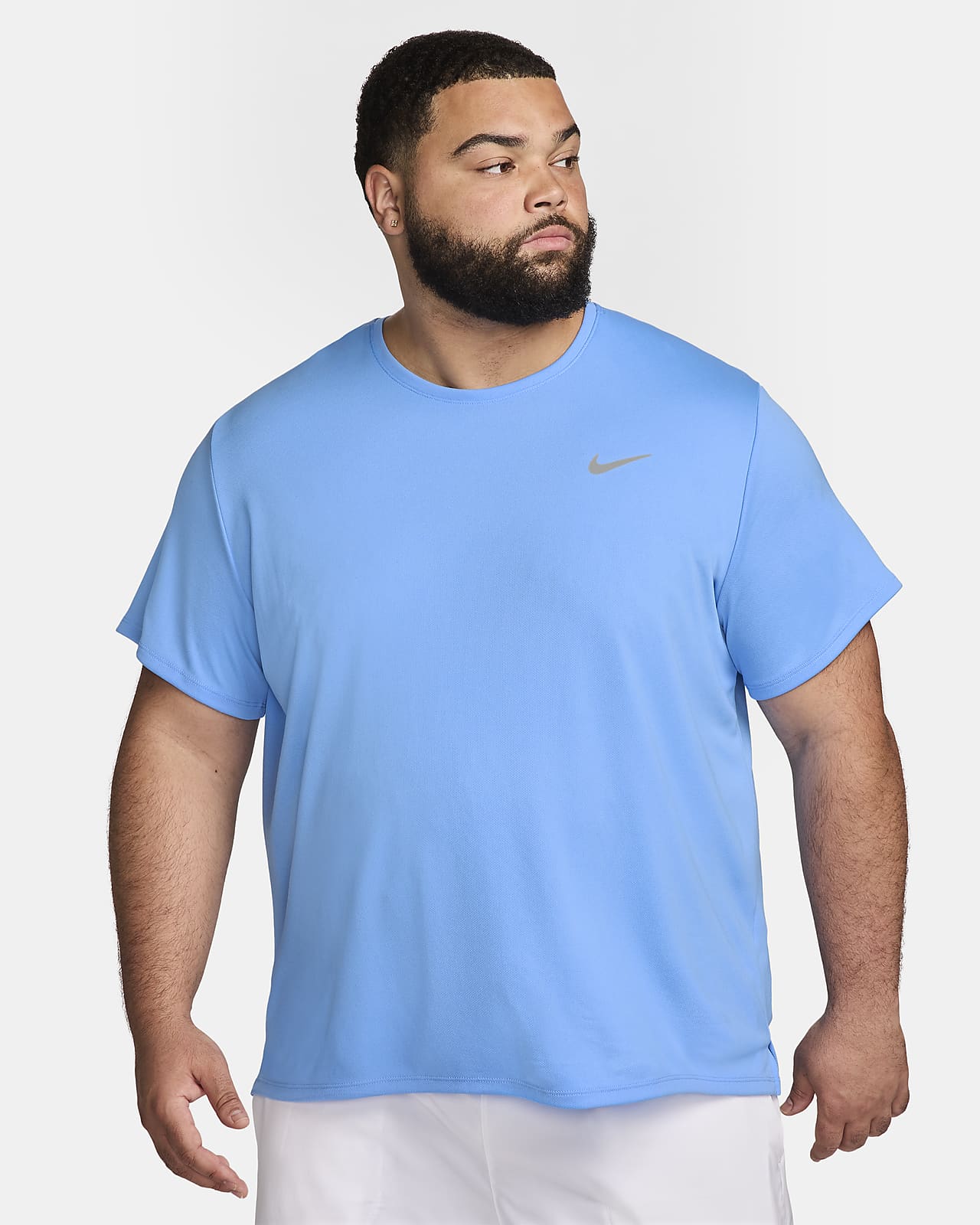 Nike Dri-FIT UV Run Division Miler Men's Short-Sleeve Graphic Running Top.