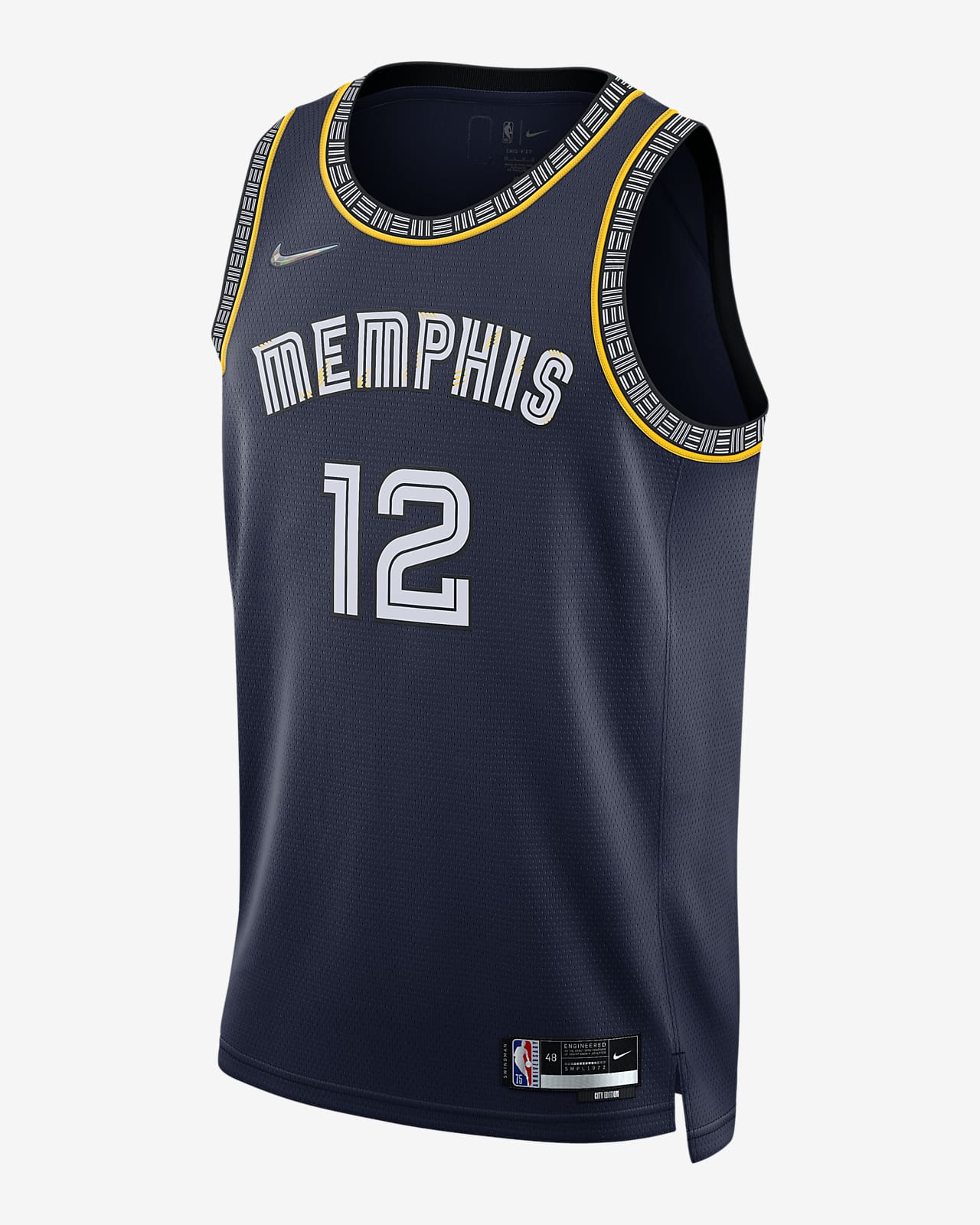 Memphis Grizzlies City Edition Nike Dri-FIT NBA Swingman Trikot