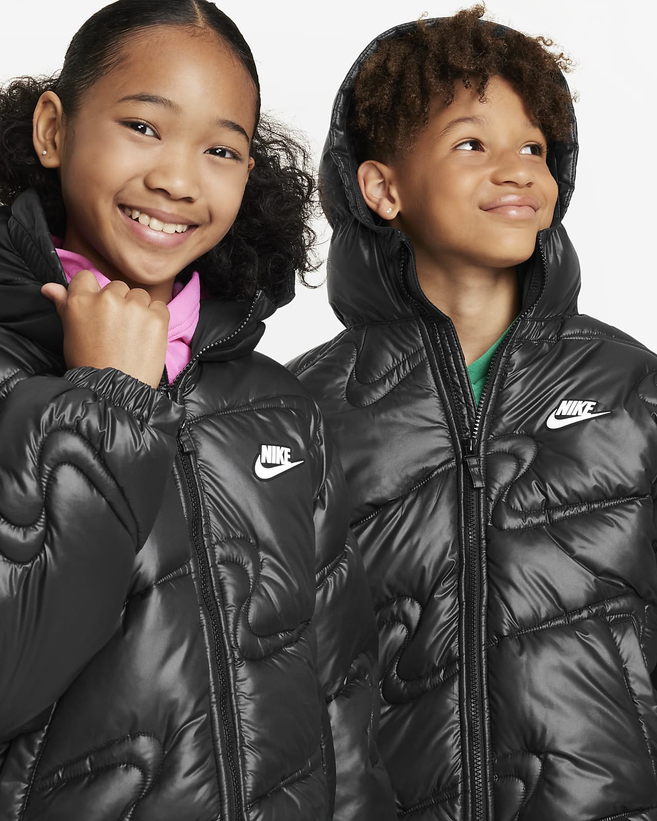 Nike Sportswear Therma-FIT Repel Heavyweight Synthetic Fill Older Kids'  Loose Jacket