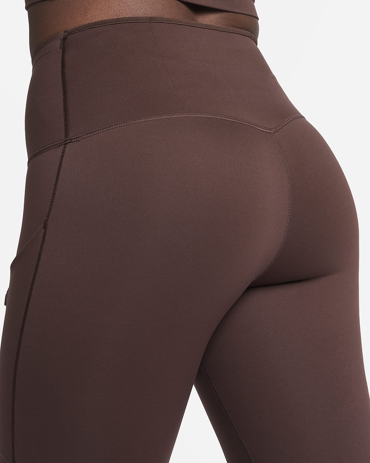 Nike Go Women's Therma-FIT High-Waisted 7/8 Leggings with Pockets.