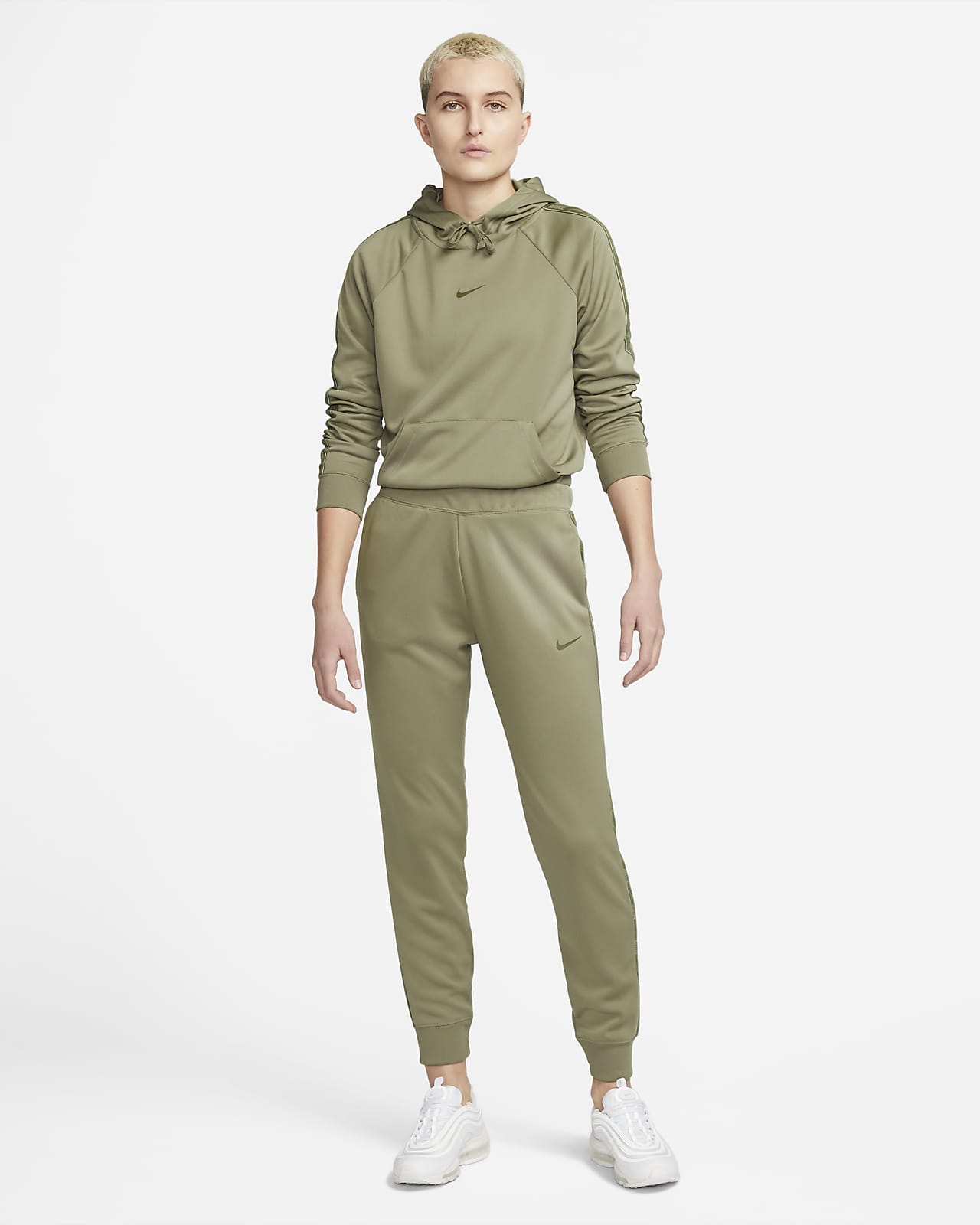 nike olive green track pants