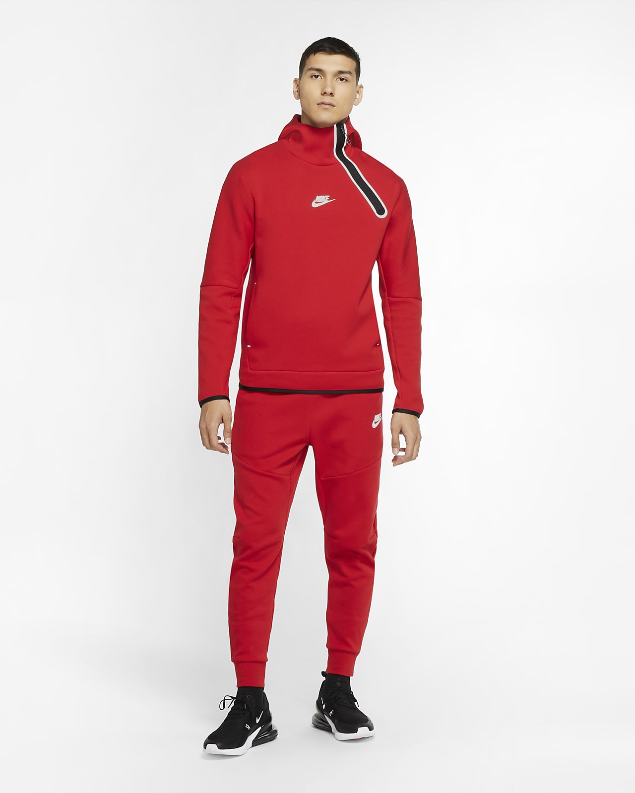 nike sportswear tech fleece men's pullover hoodie