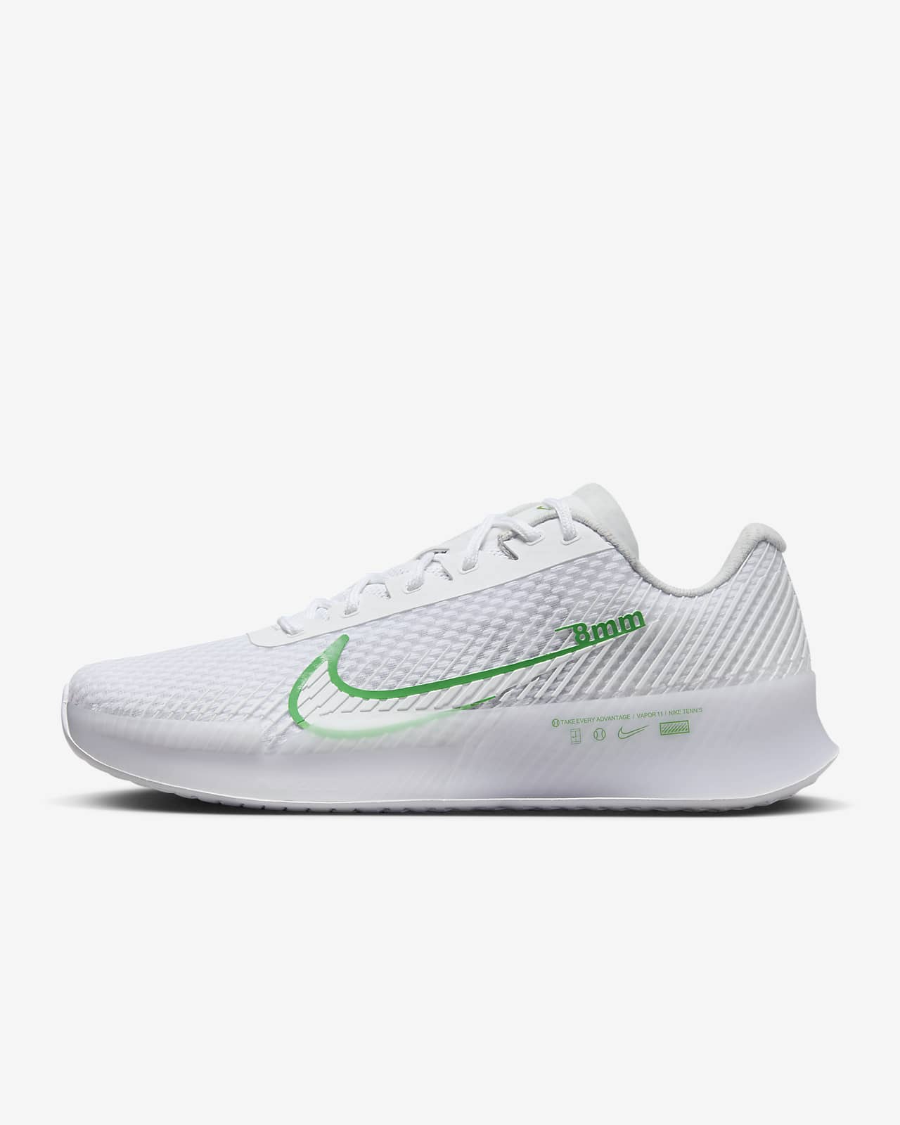 NikeCourt Air Vapor 11 Men's Court Tennis Shoes. LU