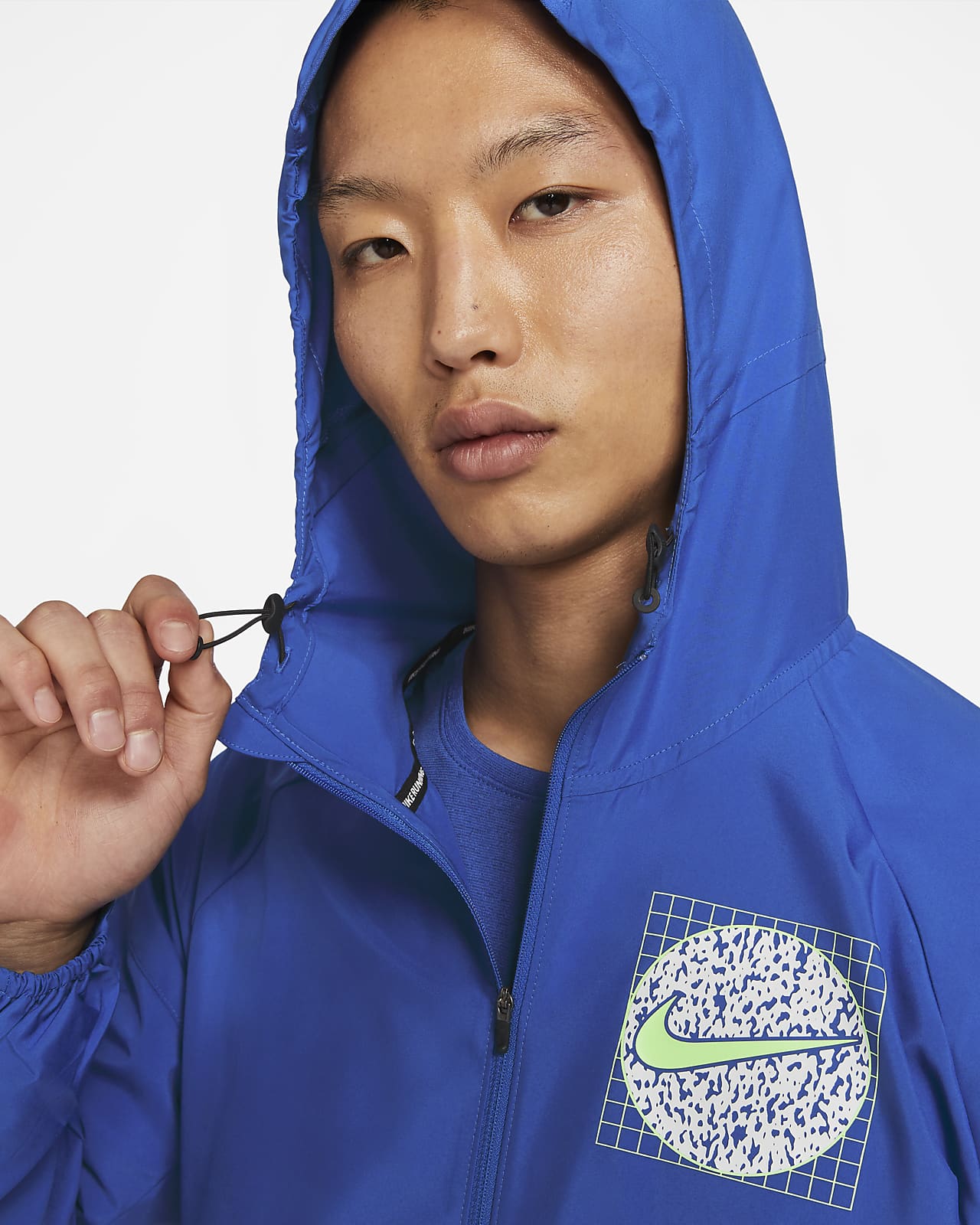 nike essential full zip running jacket