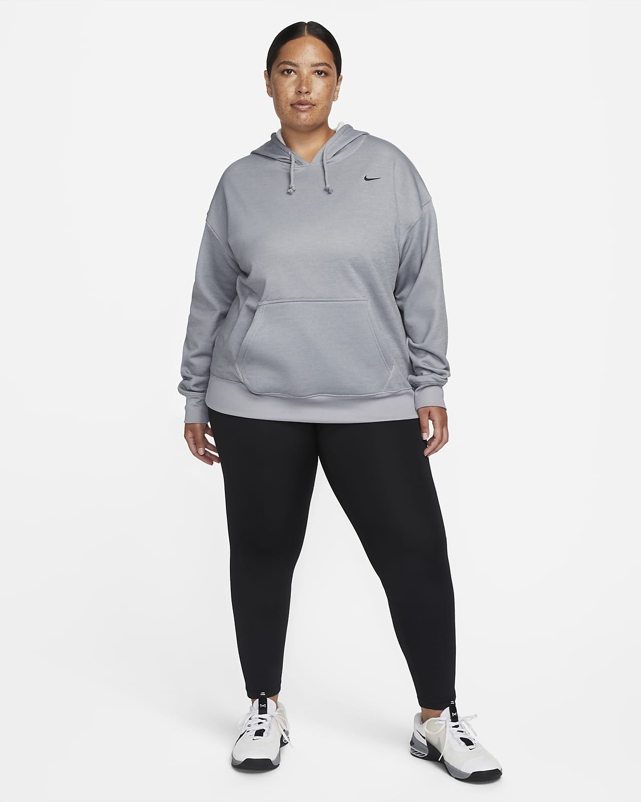 Nike Therma-FIT All Time Women's Pullover Training Hoodie (Plus Size ...