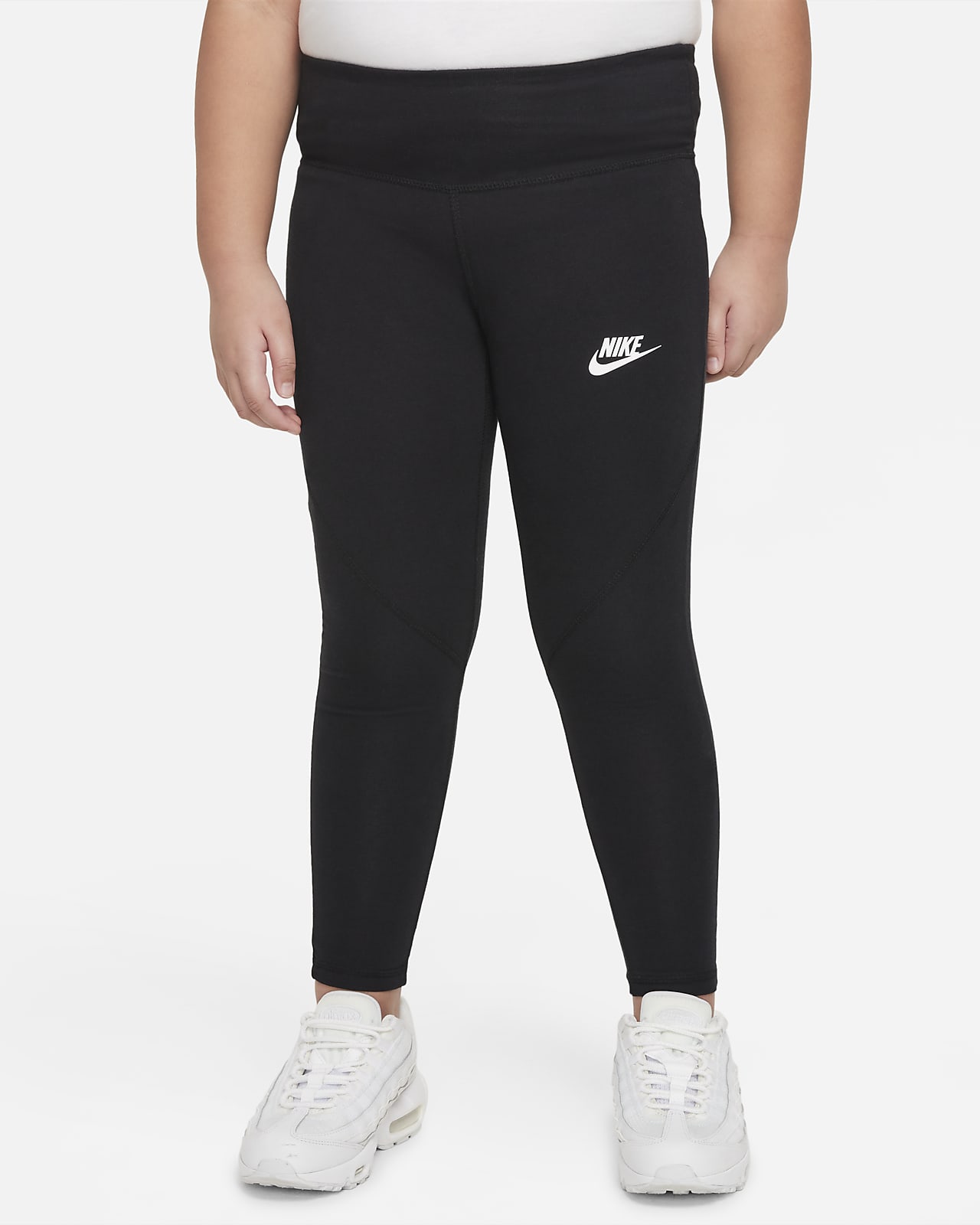 Nike Sportswear Favorites leggings med høyt liv til store barn (jente)  (utvidet størrelse)