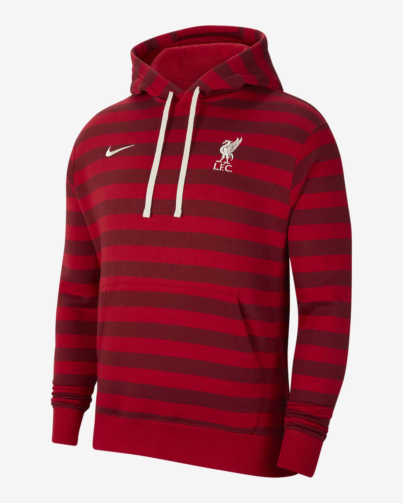 Liverpool F.C. Men's Fleece Pullover Hoodie. Nike CA
