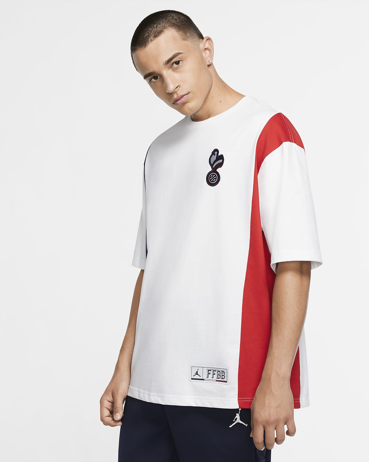 anchura reembolso Vagabundo France x Jordan Camiseta de manga corta - Hombre. Nike ES