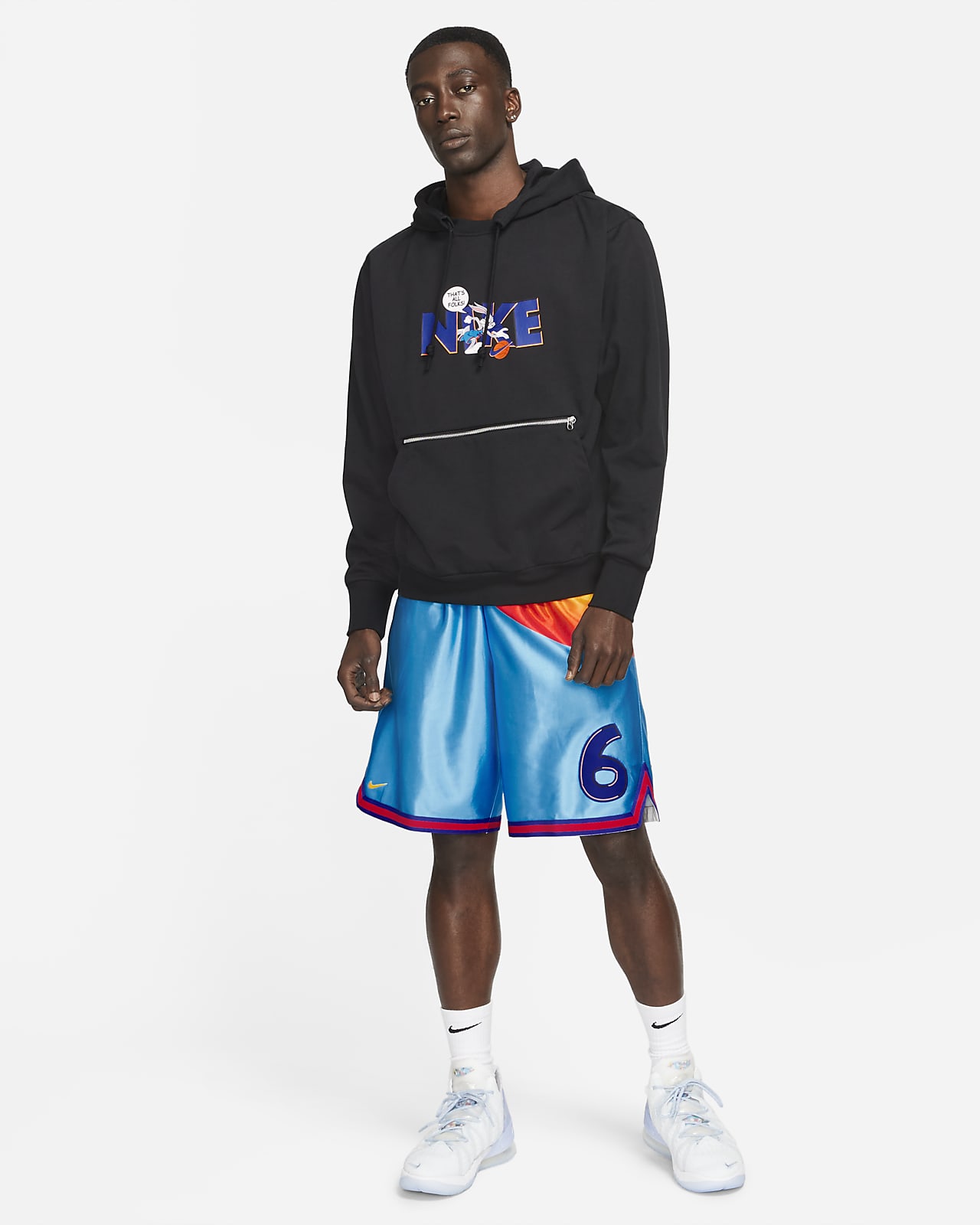 Nike Dri Fit Standard Issue X Space Jam A New Legacy Mens Basketball Pullover Hoodie Nike Nz 