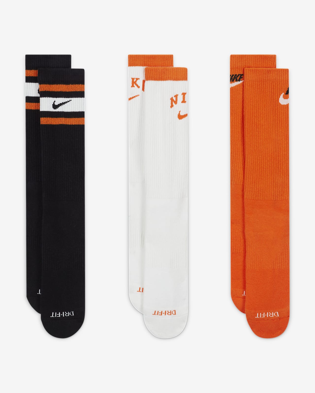 Nike Everyday Plus Cushioned Crew Socks (3 Pairs). Nike SG