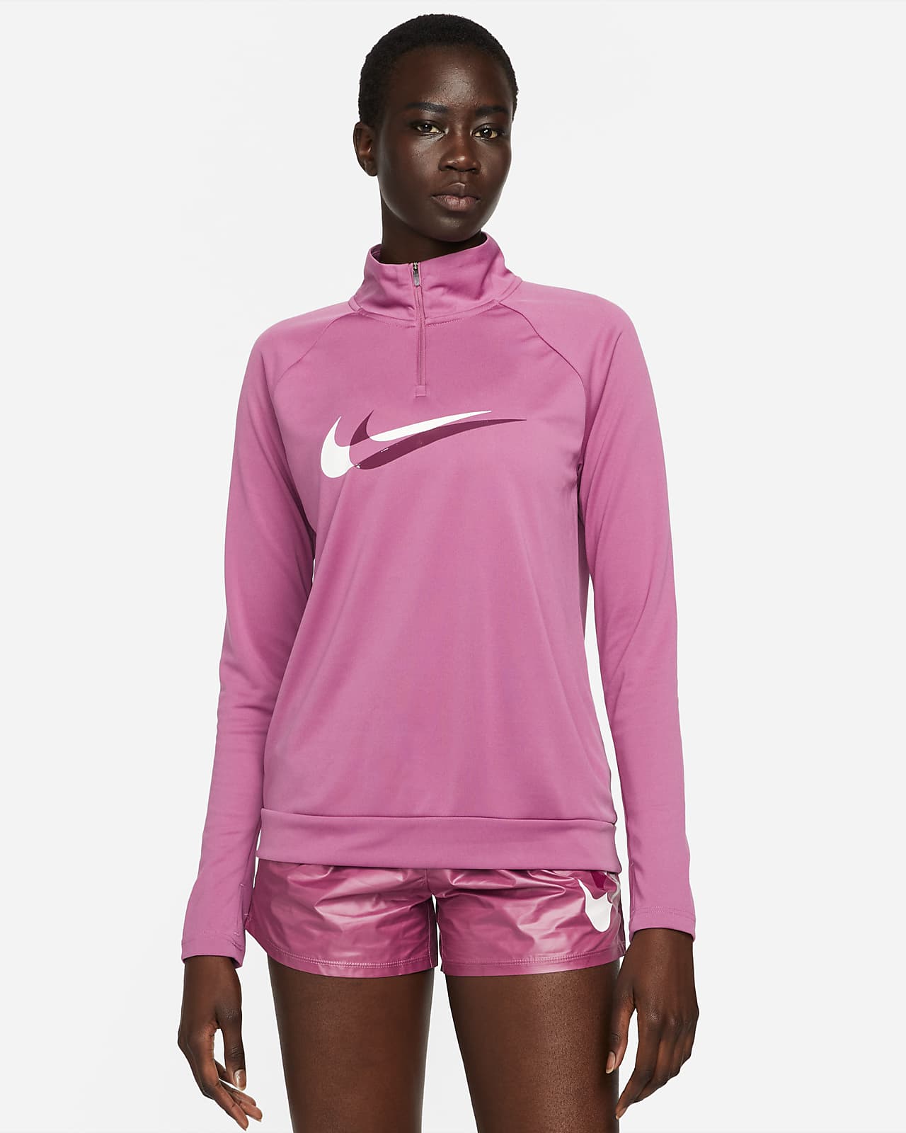 nike zip top dames