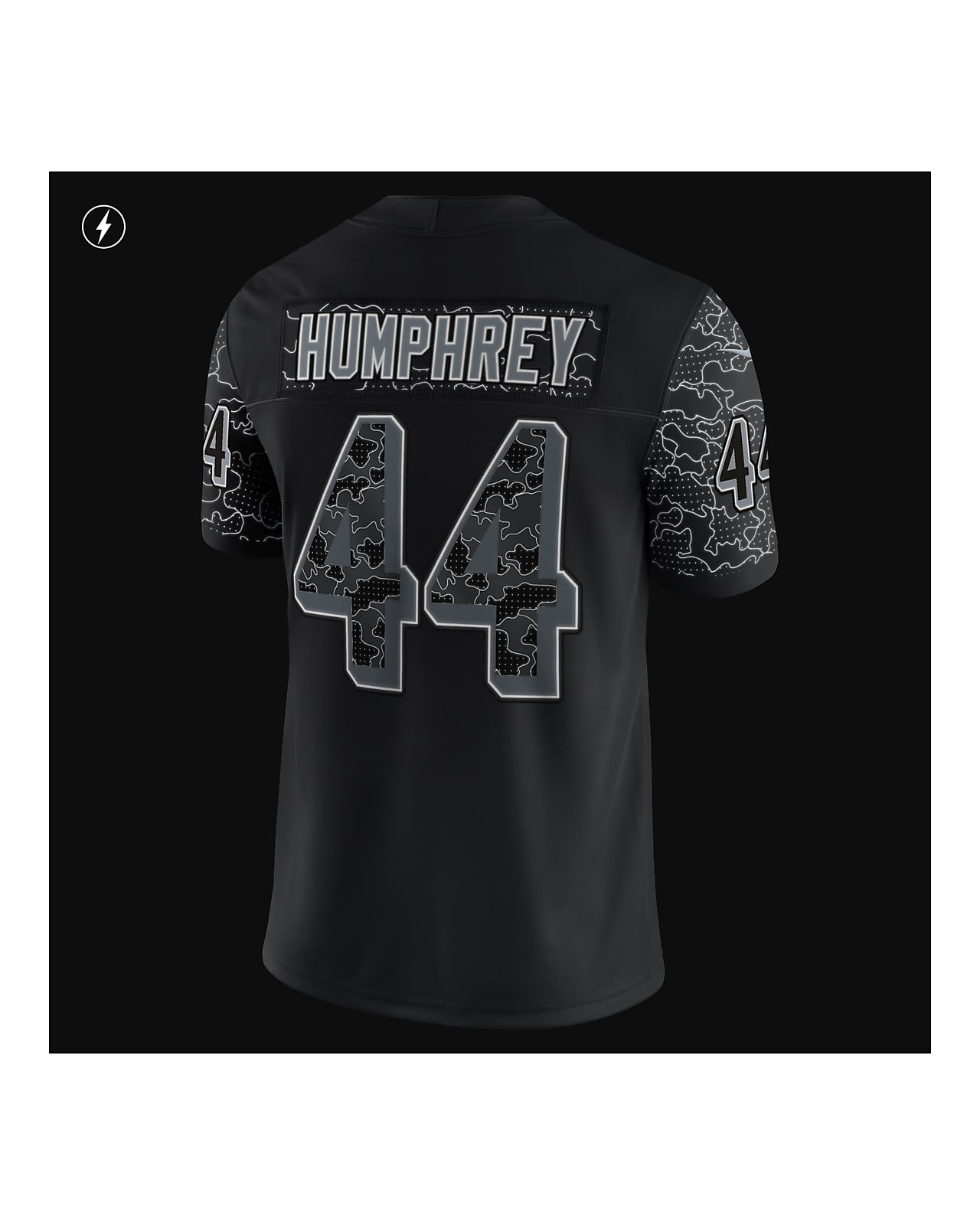 NFL Baltimore Ravens RFLCTV (Marlon Humphrey) Men's Fashion Football Jersey.