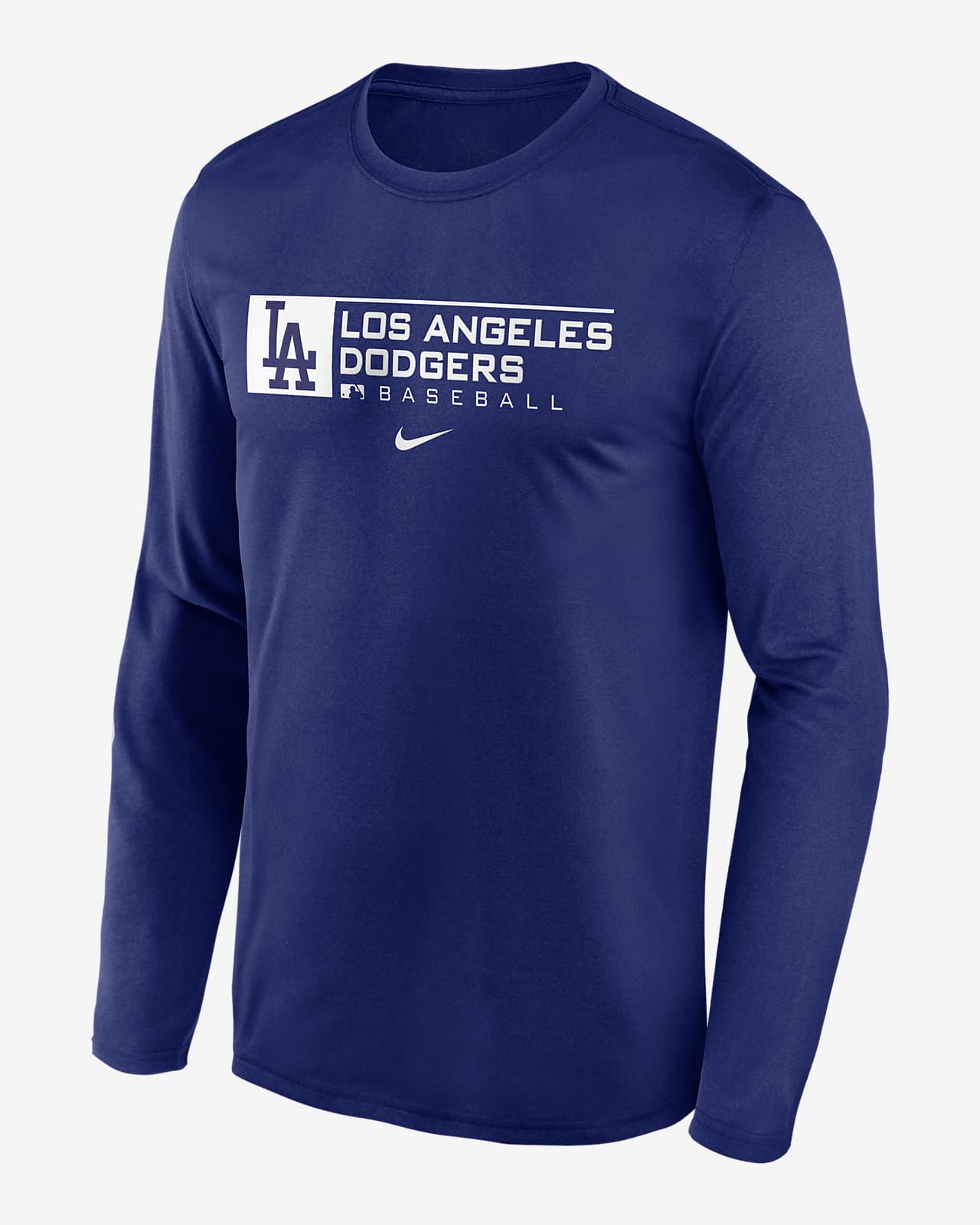 NIKE Dodgers Coop Logo Tee Camiseta Fitness Hombre con Estampado Grande  N199-4EW-LOD-GDO Azul