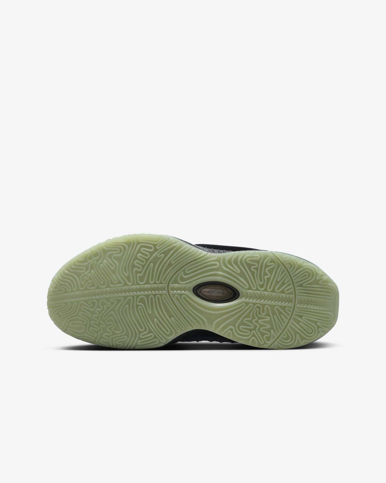 Nike shoes with green on sale sole