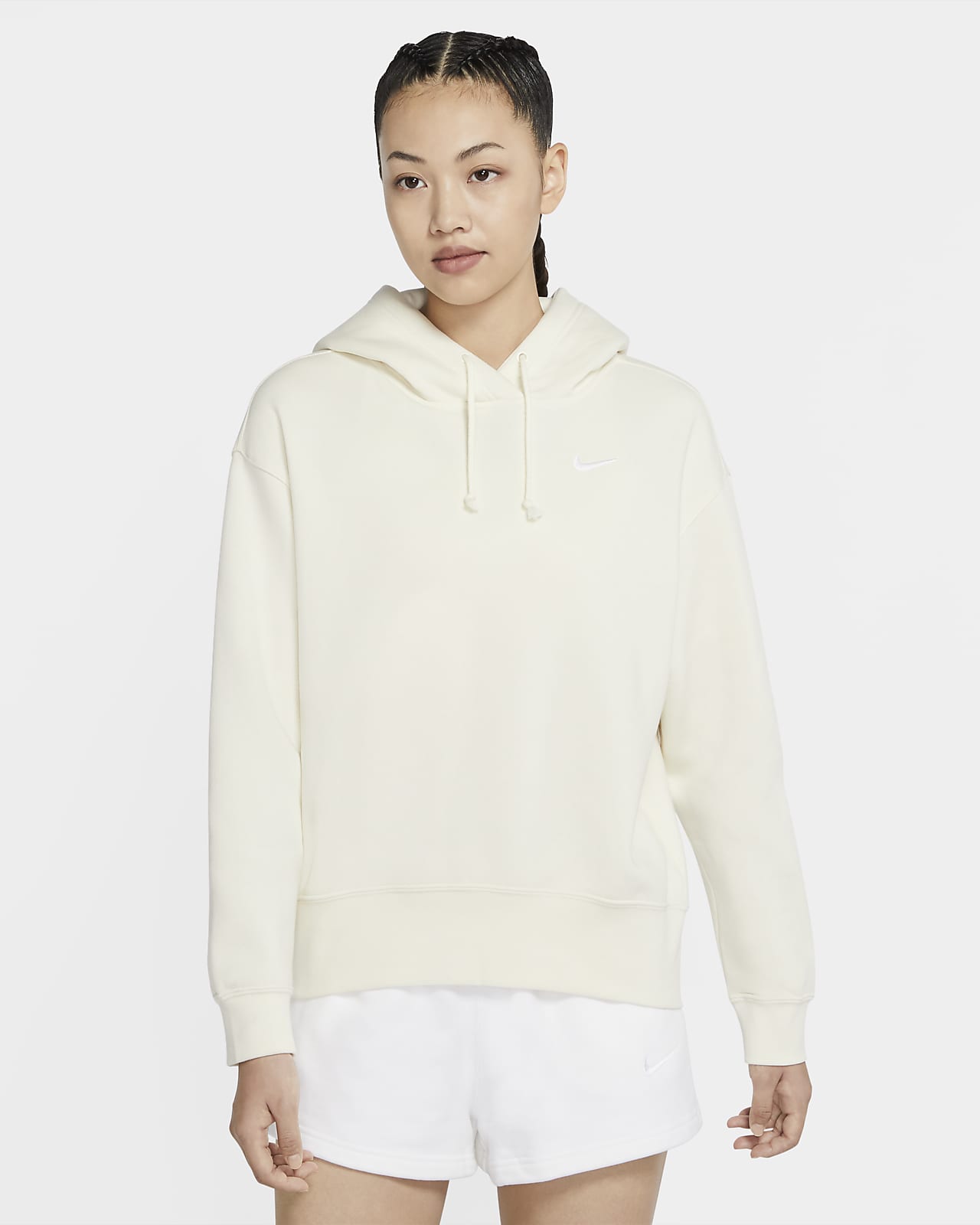 hoodie nike white