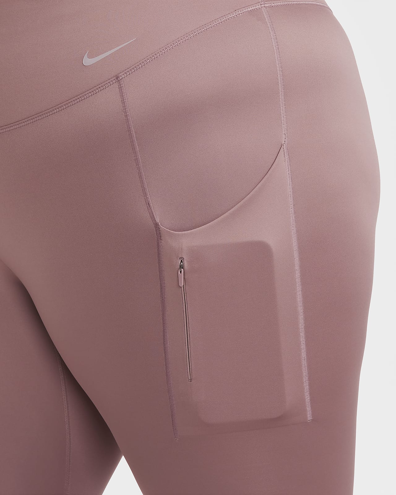 Nike Go Women's Firm-Support High-Waisted 7/8 Leggings with Pockets (Plus  Size). Nike VN