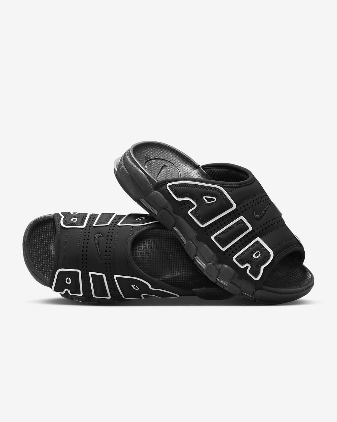 Nike Air More Uptempo Men's Slides. Nike ID