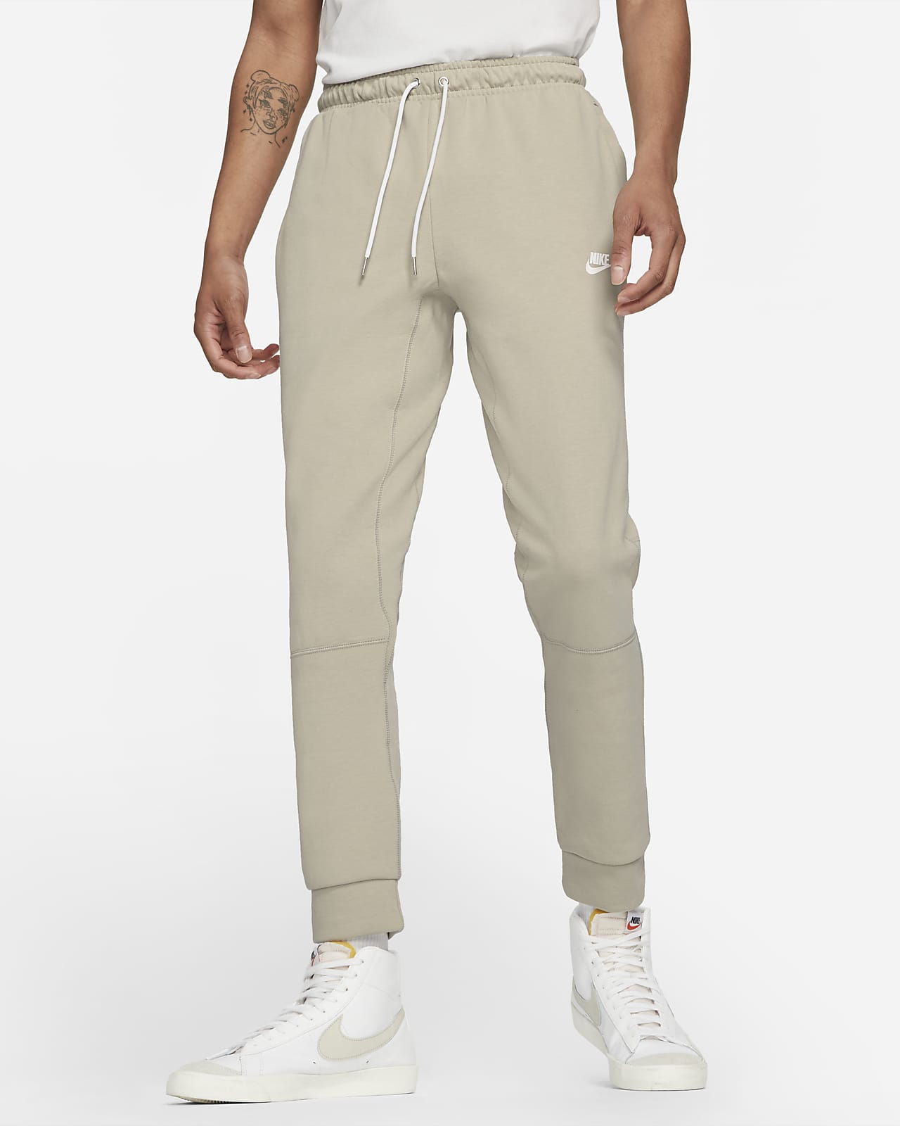 pantalon nike bleu homme