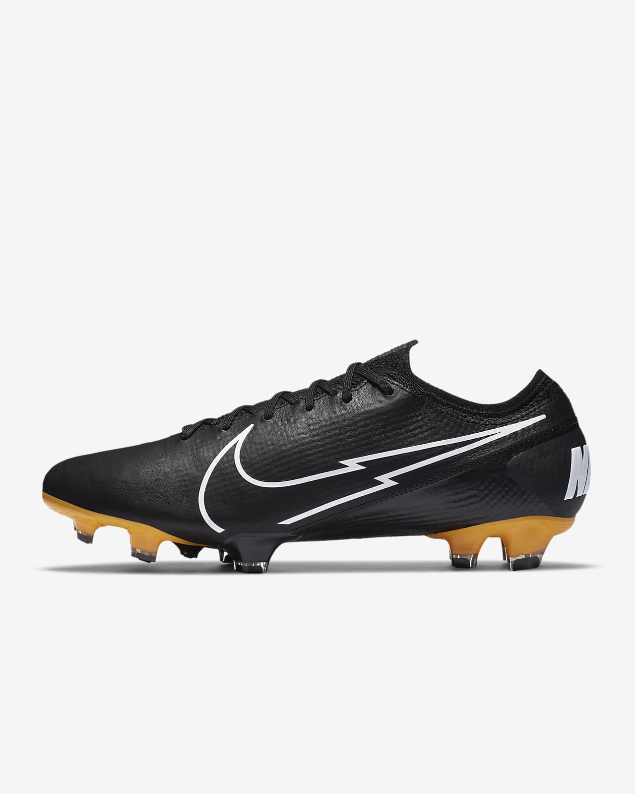 nike black leather football boots