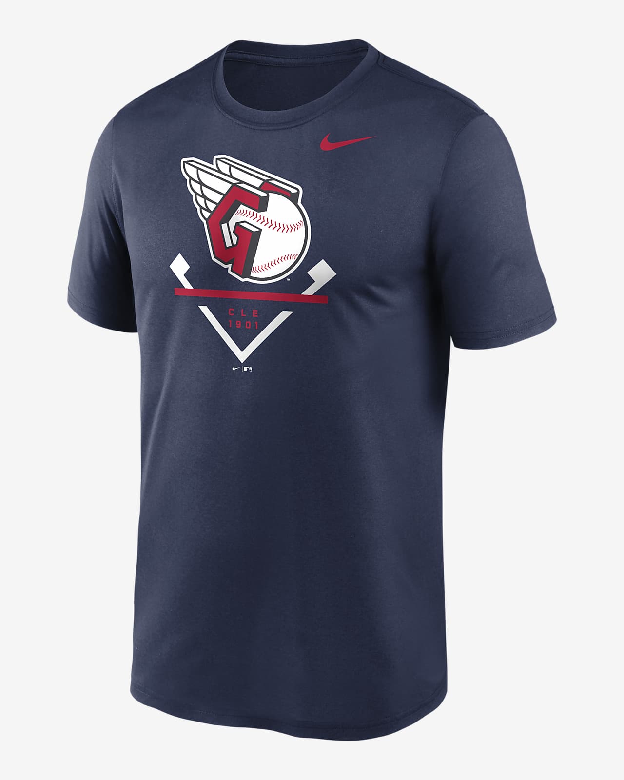 Nike Dri-FIT Large Logo (MLB Cleveland Guardians) Men's T-Shirt.